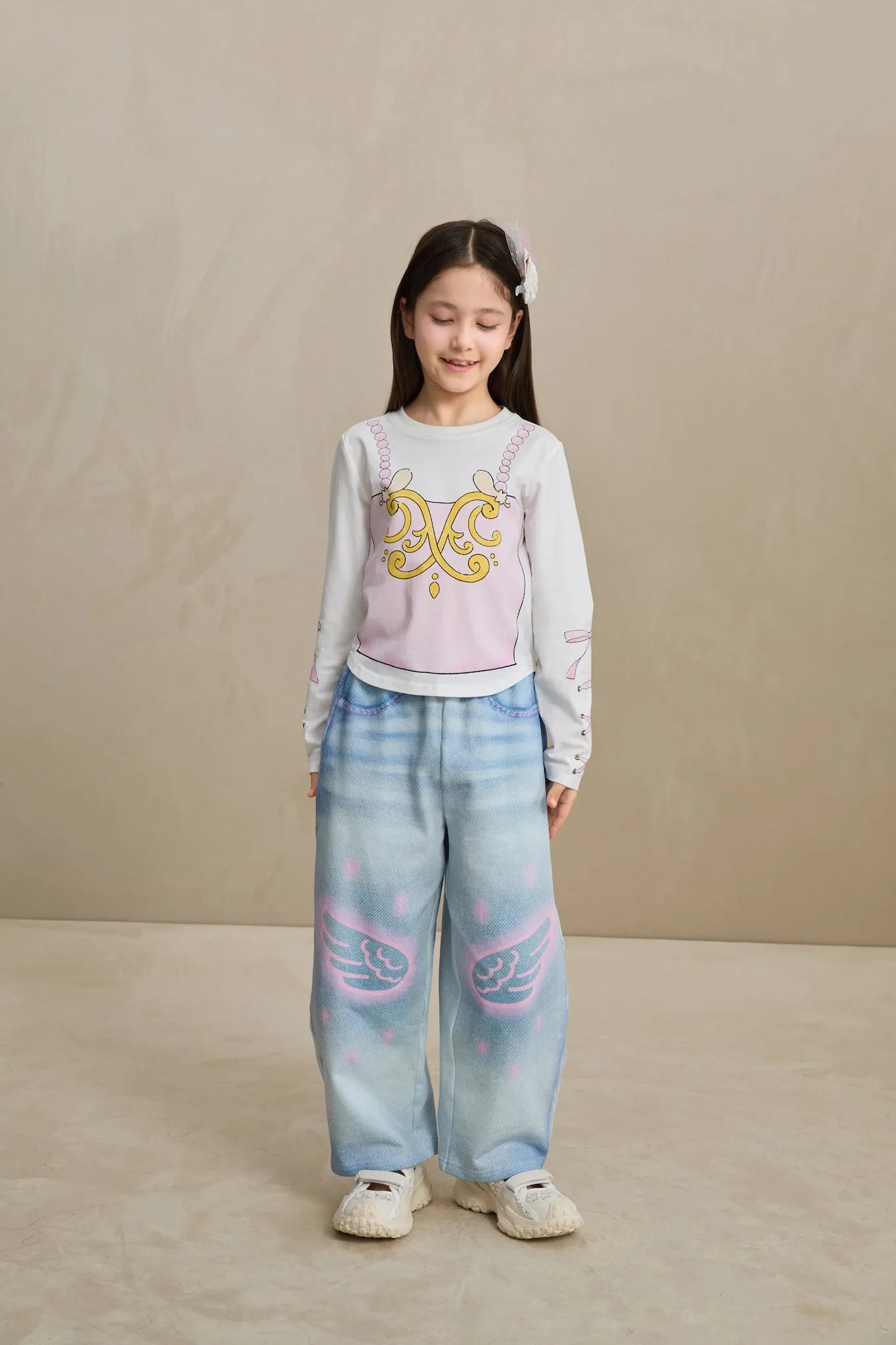 Poco Blush Ballet-Inspired Feather Tee