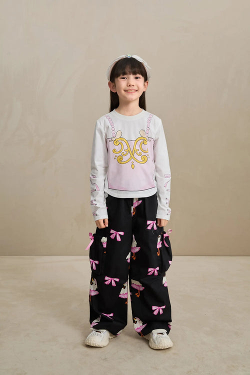 Poco Blush Ballet-Inspired Feather Tee