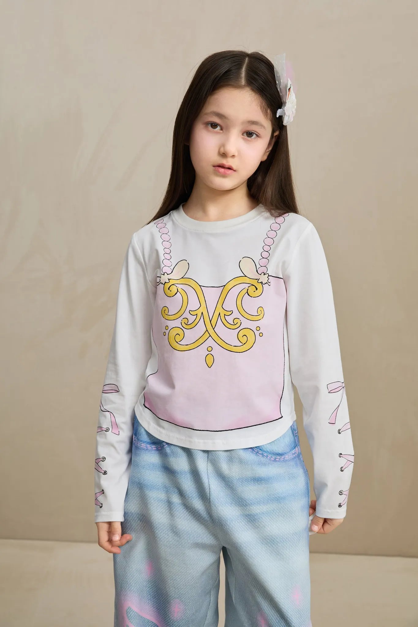 Poco Blush Ballet-Inspired Feather Tee