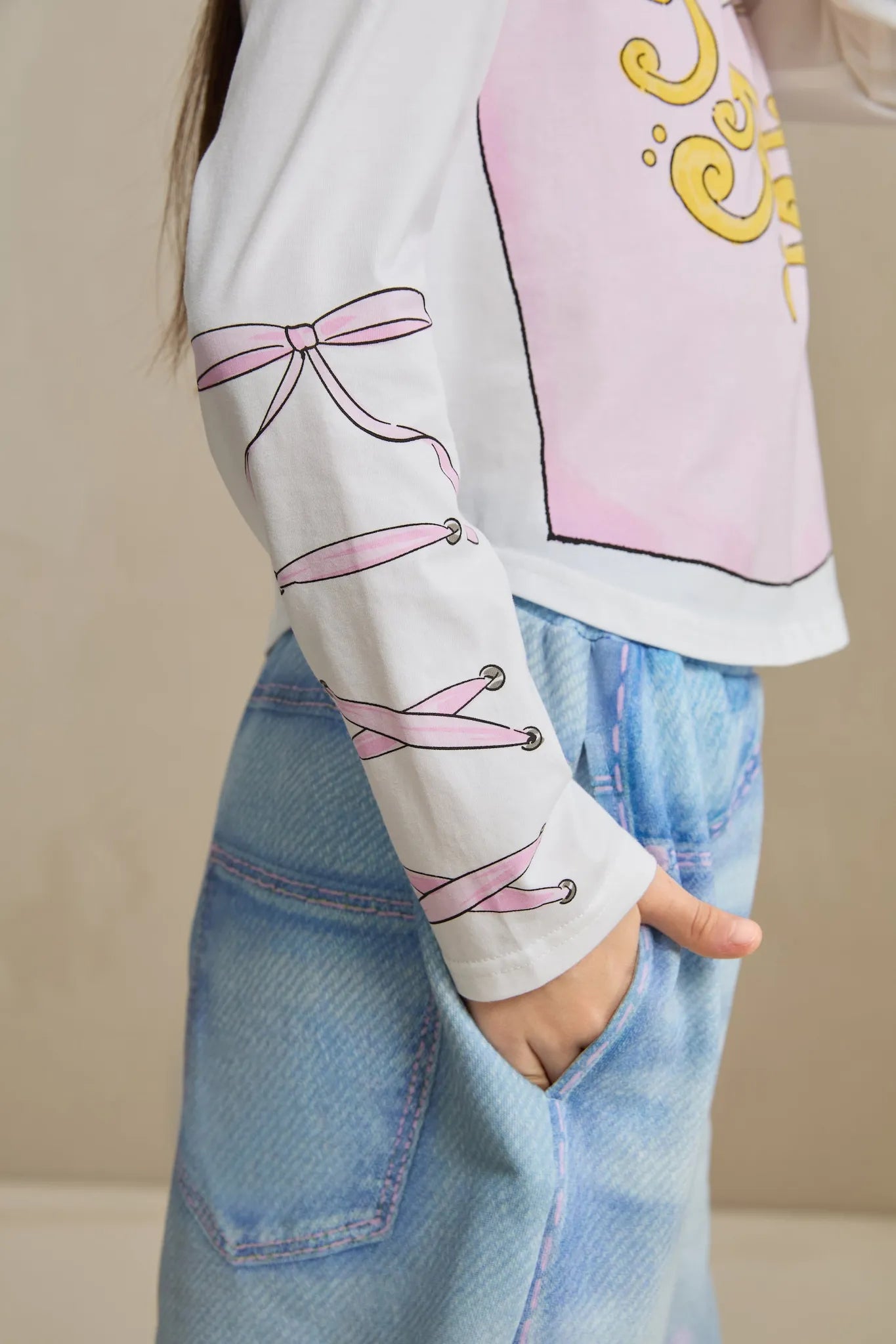 Poco Blush Ballet-Inspired Feather Tee