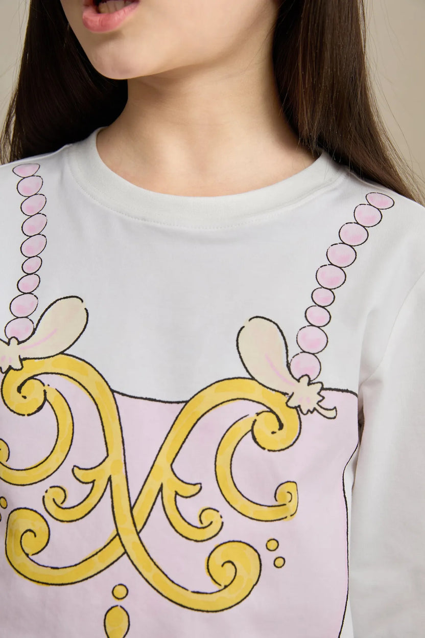 Poco Blush Ballet-Inspired Feather Tee