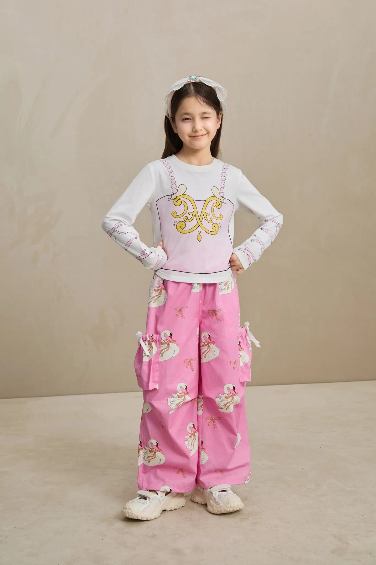 Ballet-Inspired Feather Tee by Poco Blush, image 3