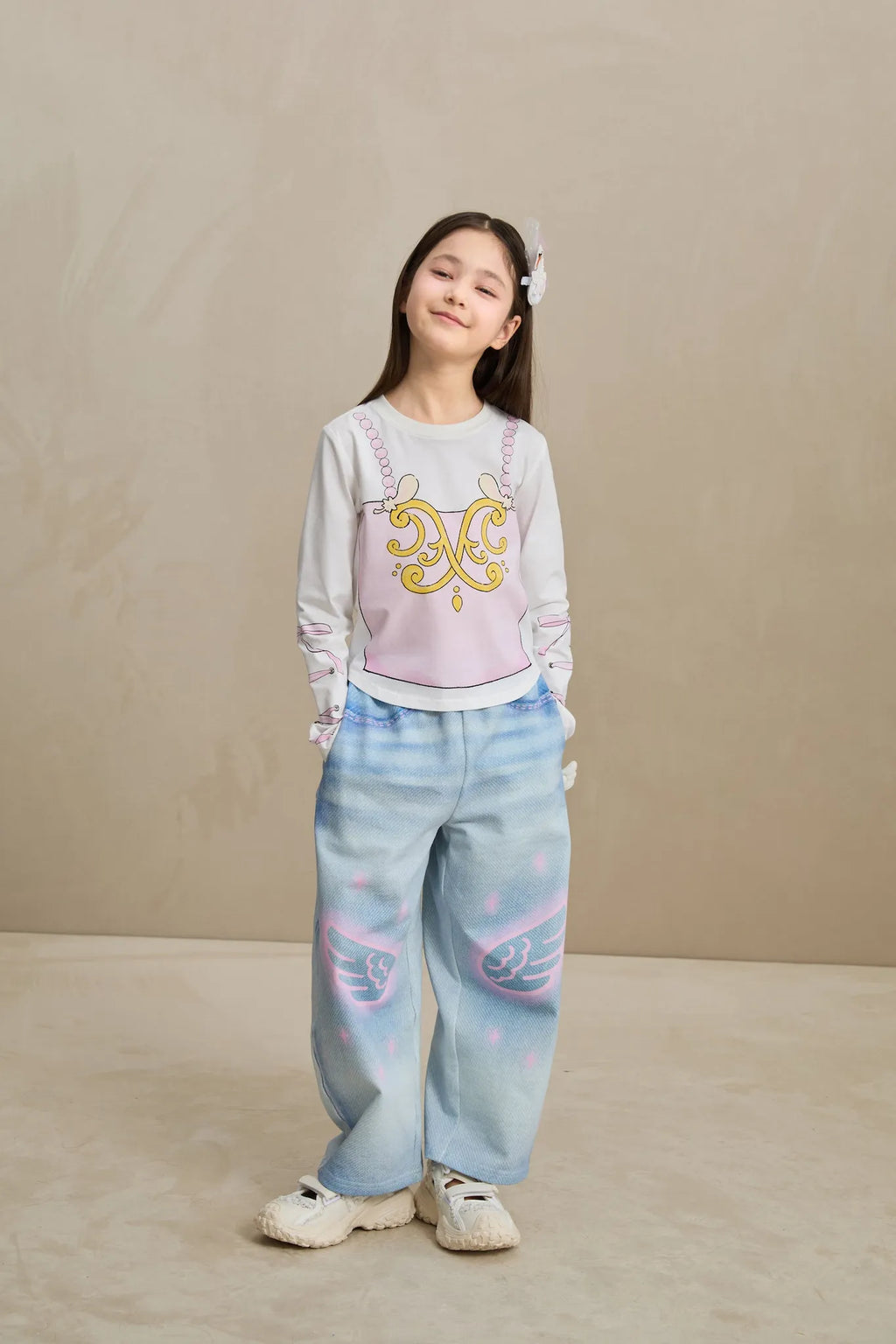 Poco Blush Ballet-Inspired Feather Tee