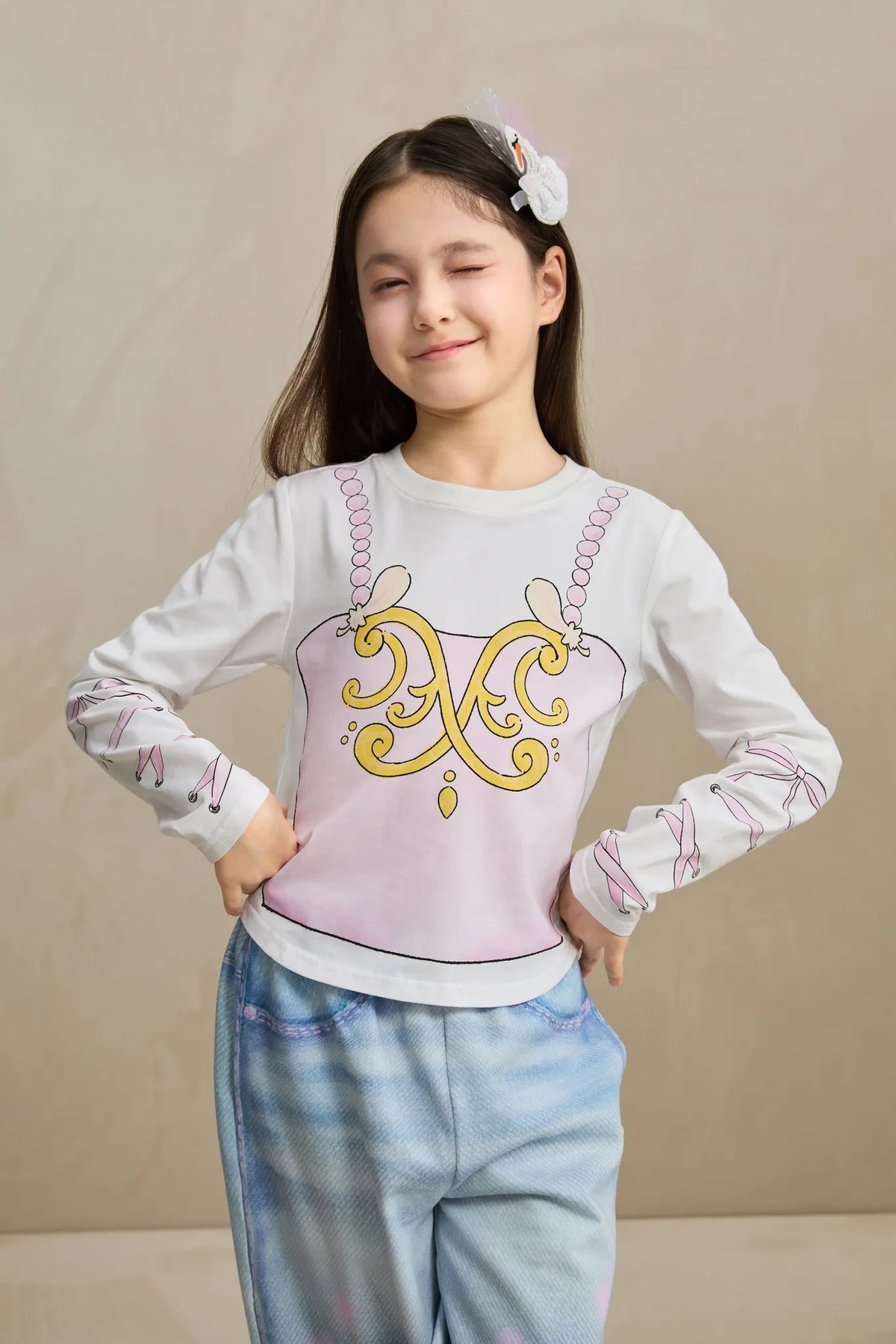 Ballet-Inspired Feather Tee by Poco Blush, image 5