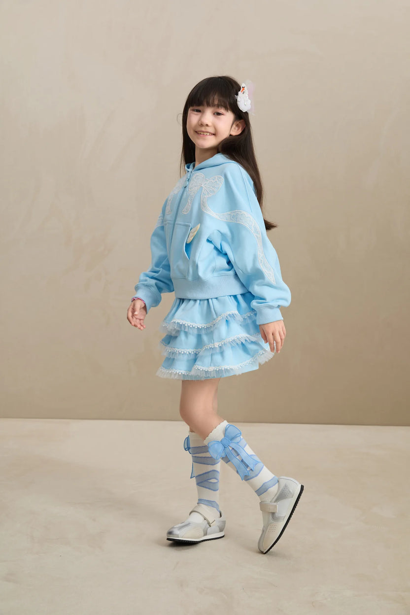 Ballet Tulle Skort with Lace Hem by Poco Blush, image 7