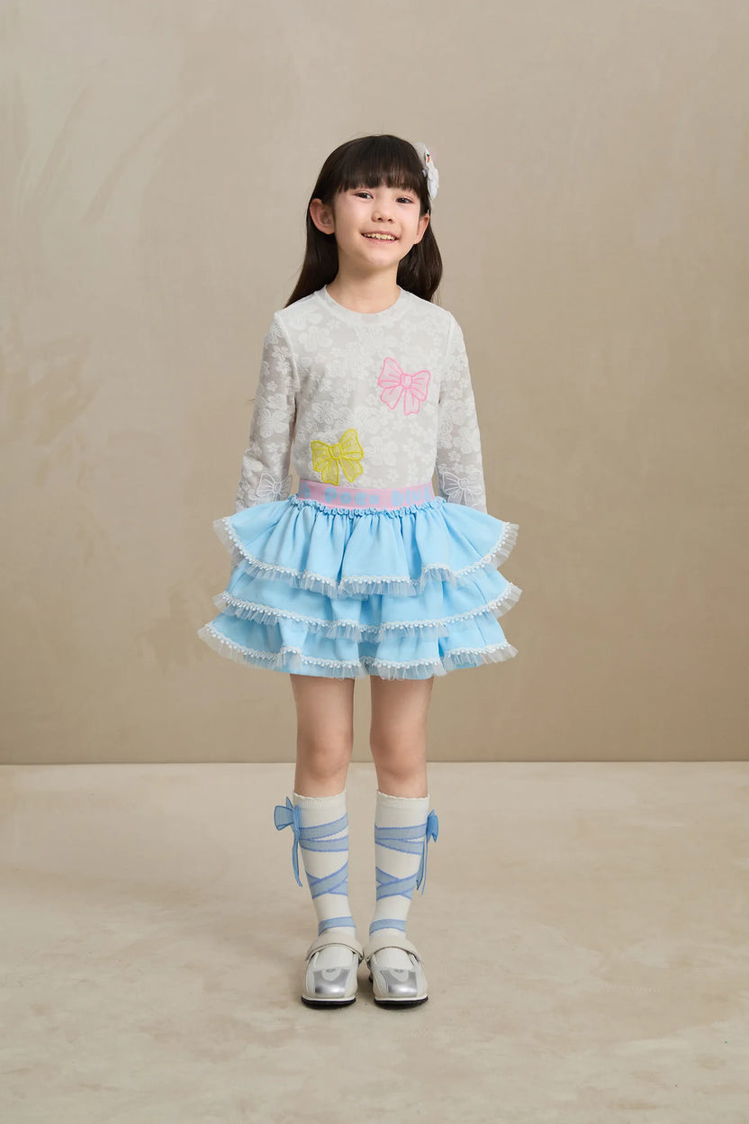Ballet Tulle Skort with Lace Hem by Poco Blush, image 11