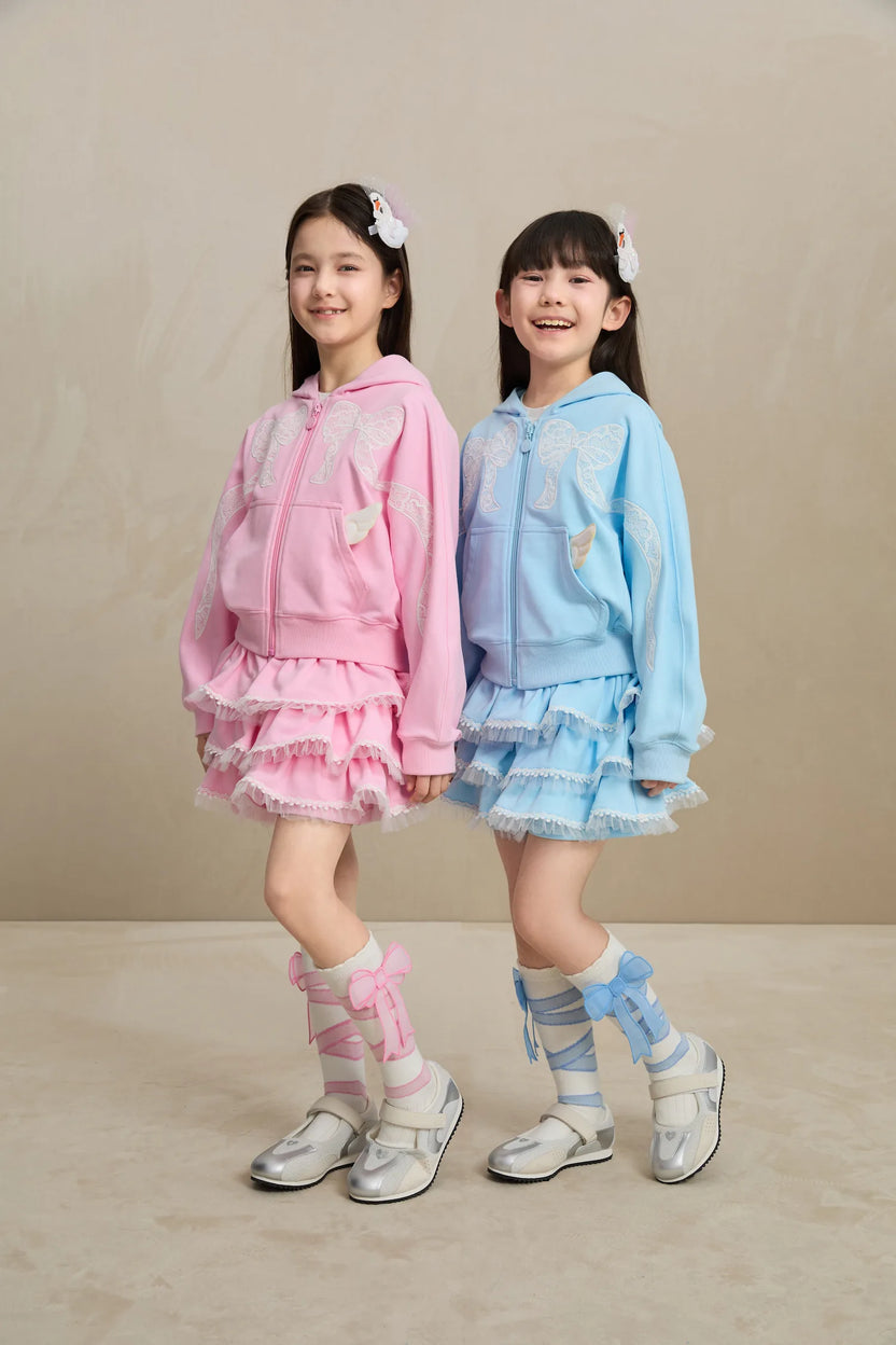 Ballet Tulle Skort with Lace Hem by Poco Blush, image 15