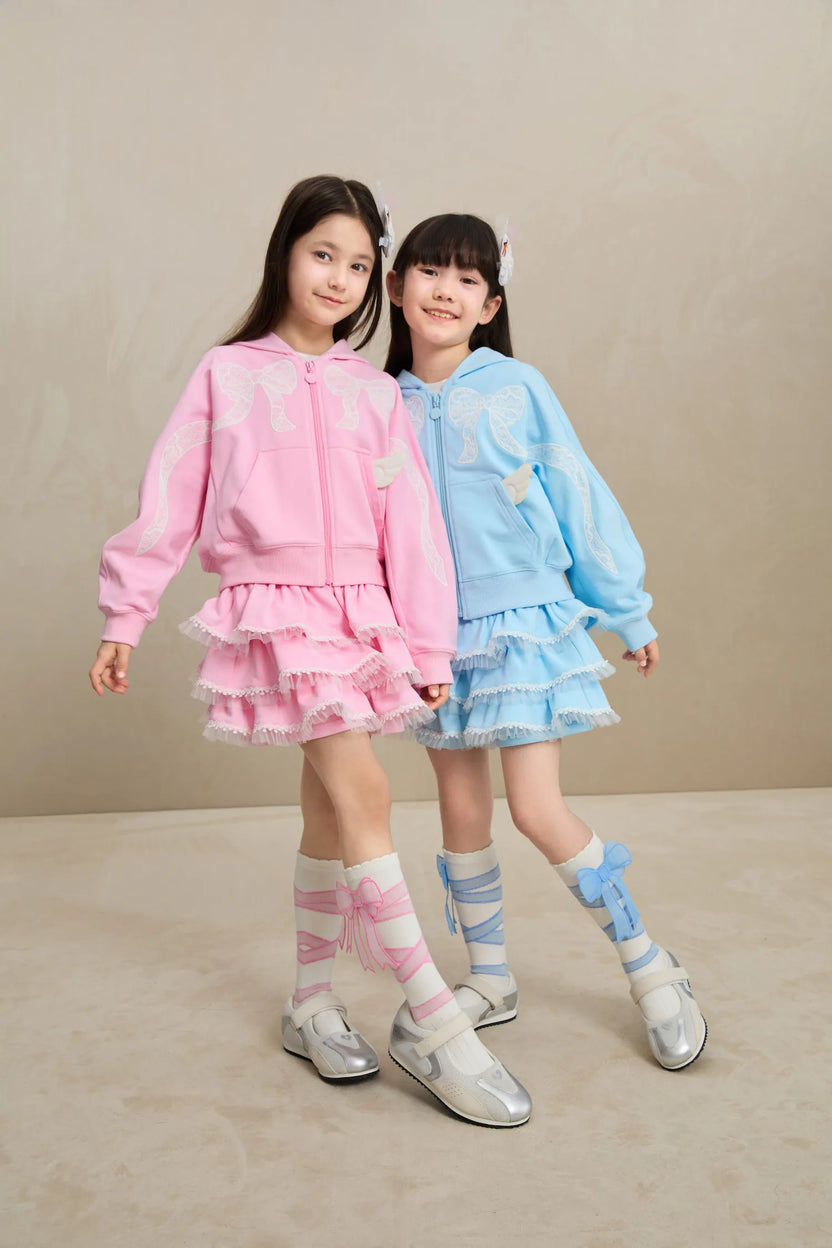 Ballet Tulle Skort with Lace Hem by Poco Blush, image 16