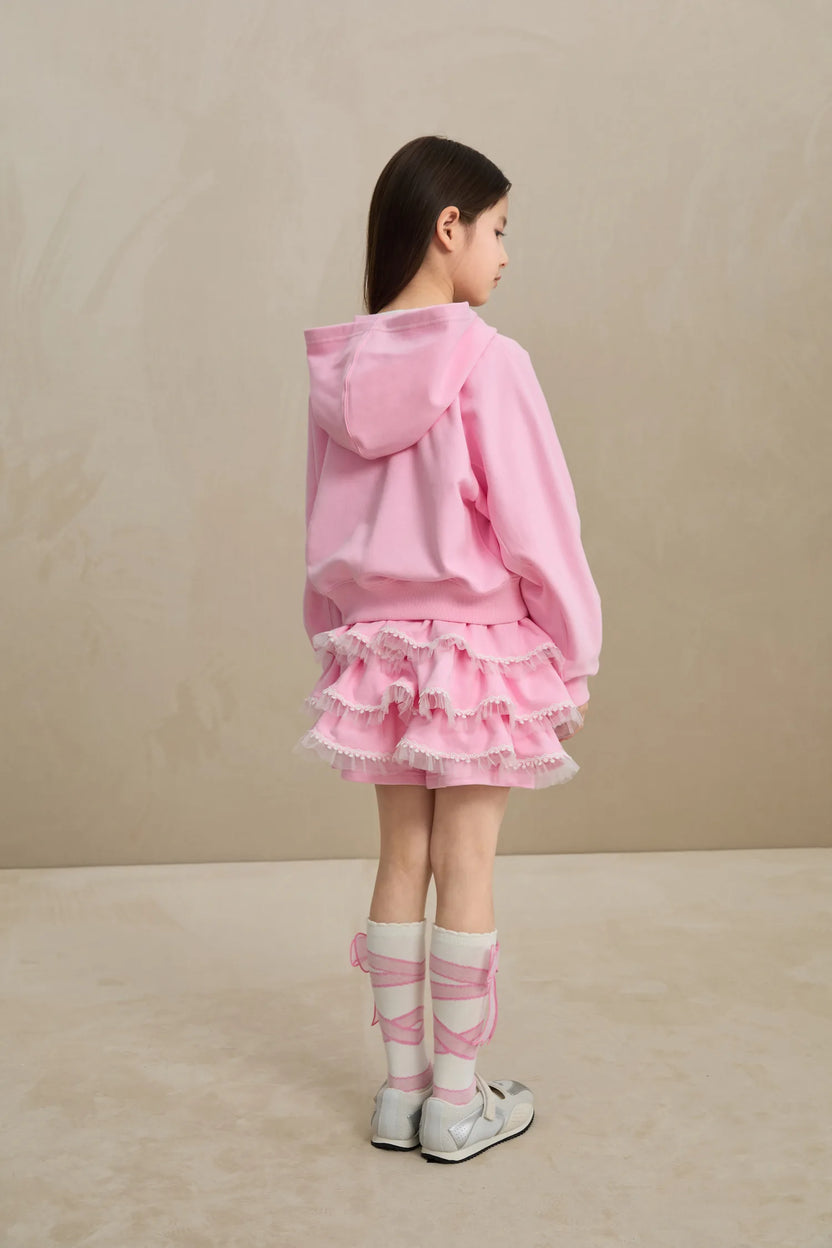Ballet Tulle Skort with Lace Hem by Poco Blush, image 10