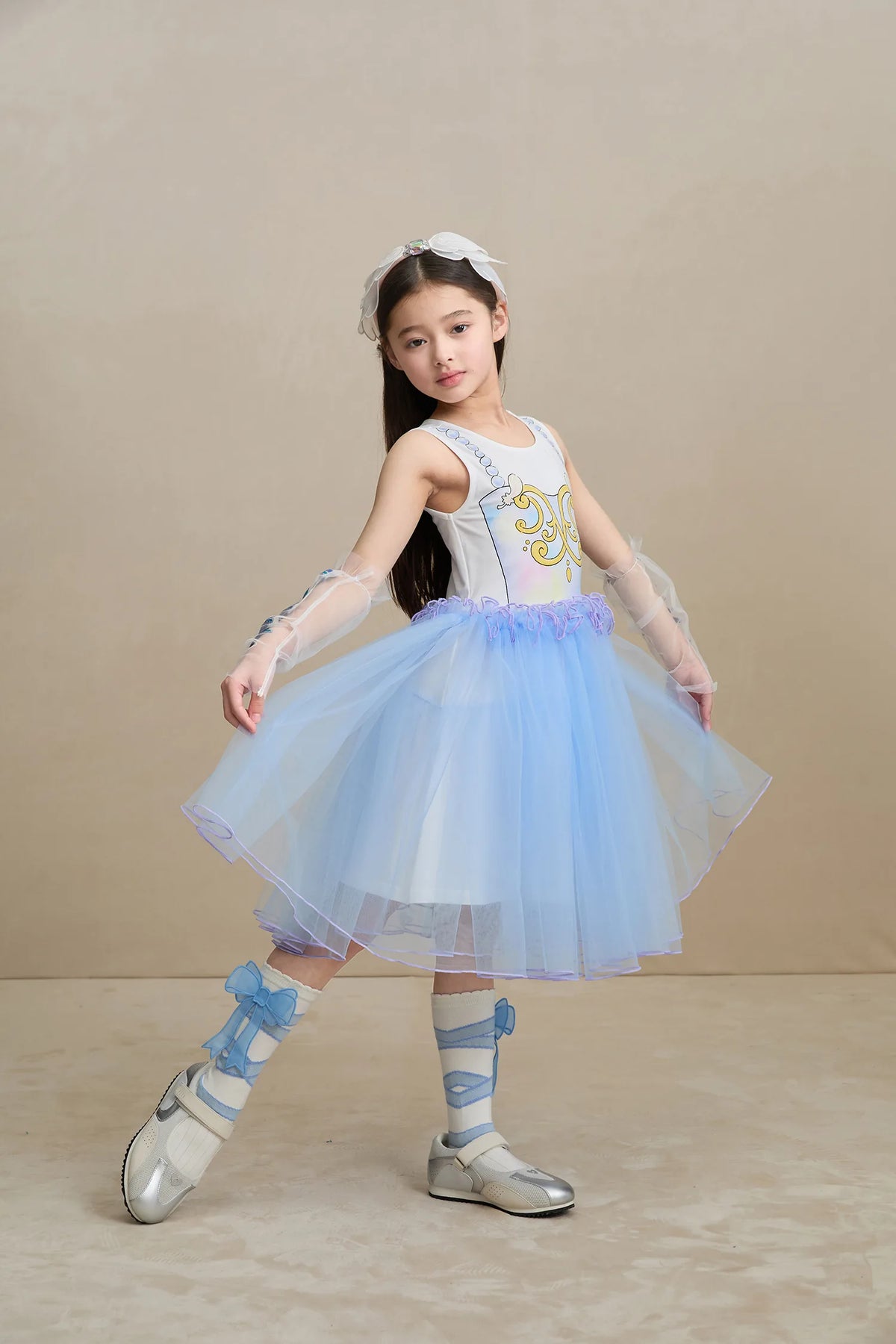 Poco Blush Ballet Wings Tulle Dress
