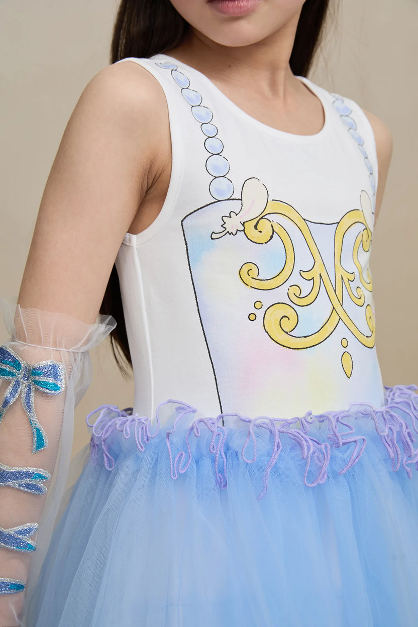 Poco Blush Ballet Wings Tulle Dress