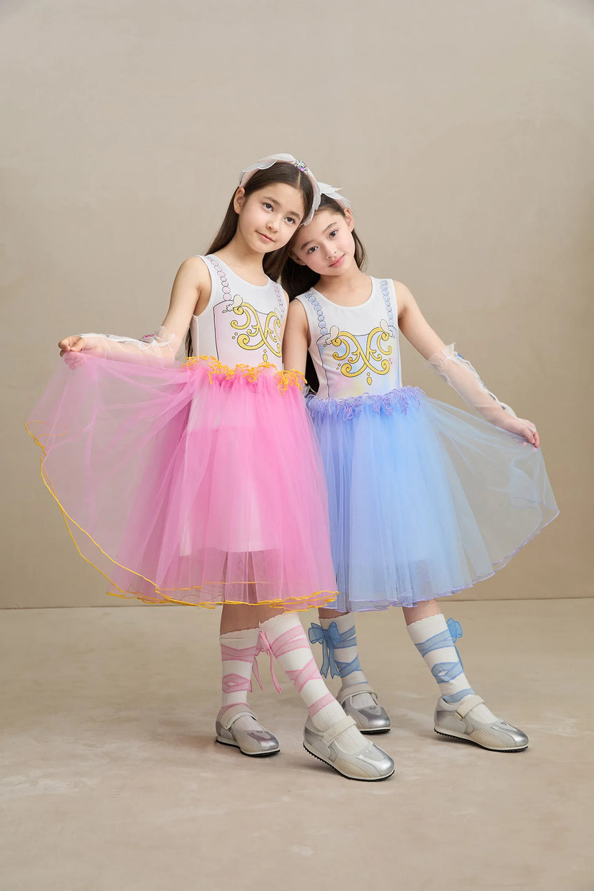 Poco Blush Ballet Wings Tulle Dress