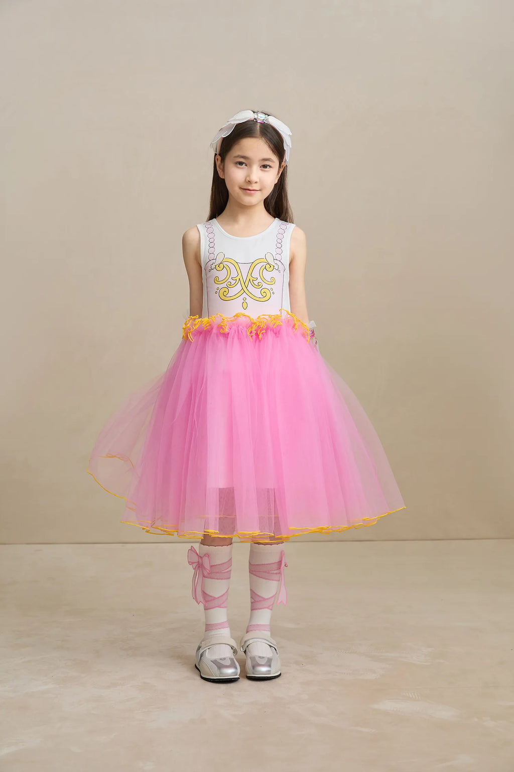 Poco Blush Ballet Wings Tulle Dress