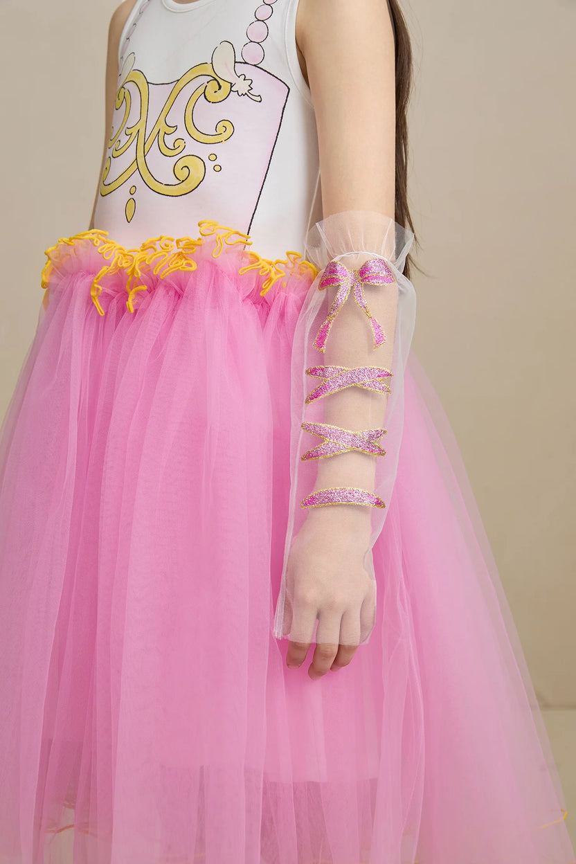 Poco Blush Ballet Wings Tulle Dress