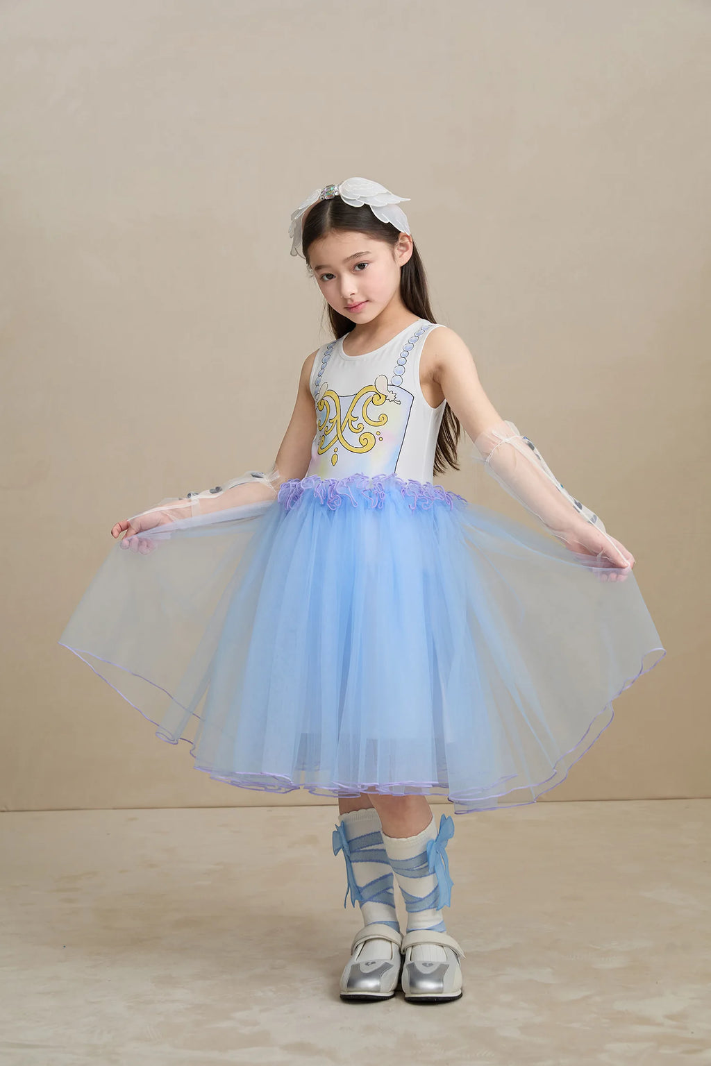 Poco Blush Ballet Wings Tulle Dress