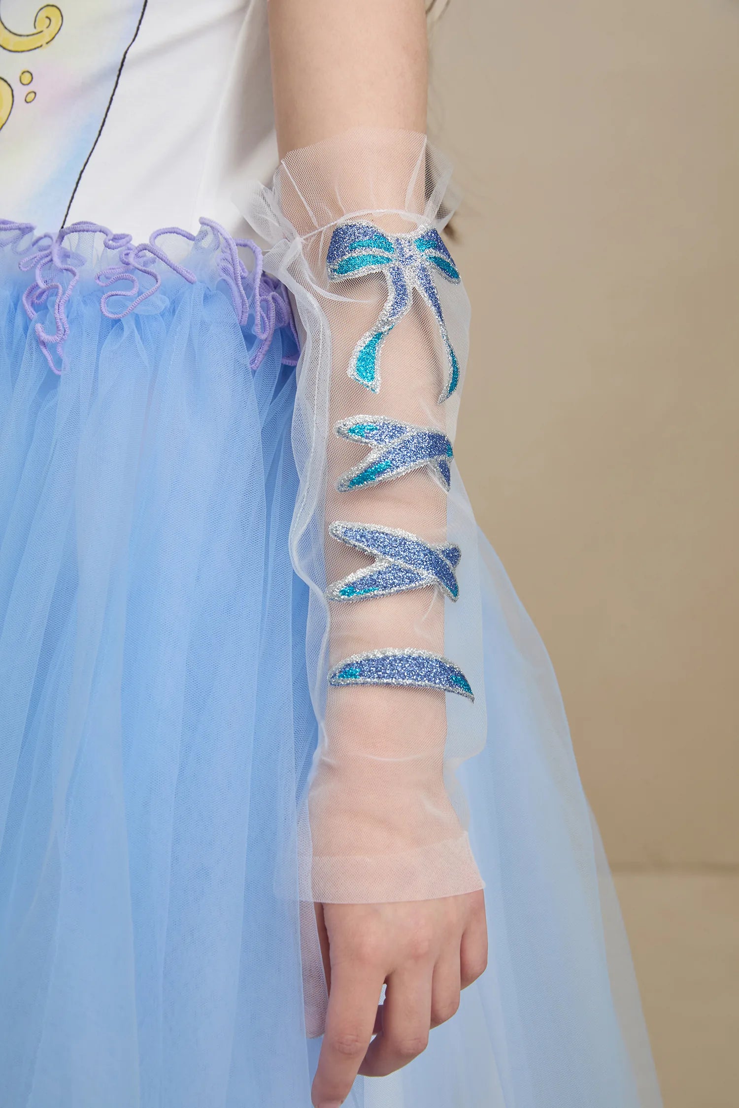 Poco Blush Ballet Wings Tulle Dress