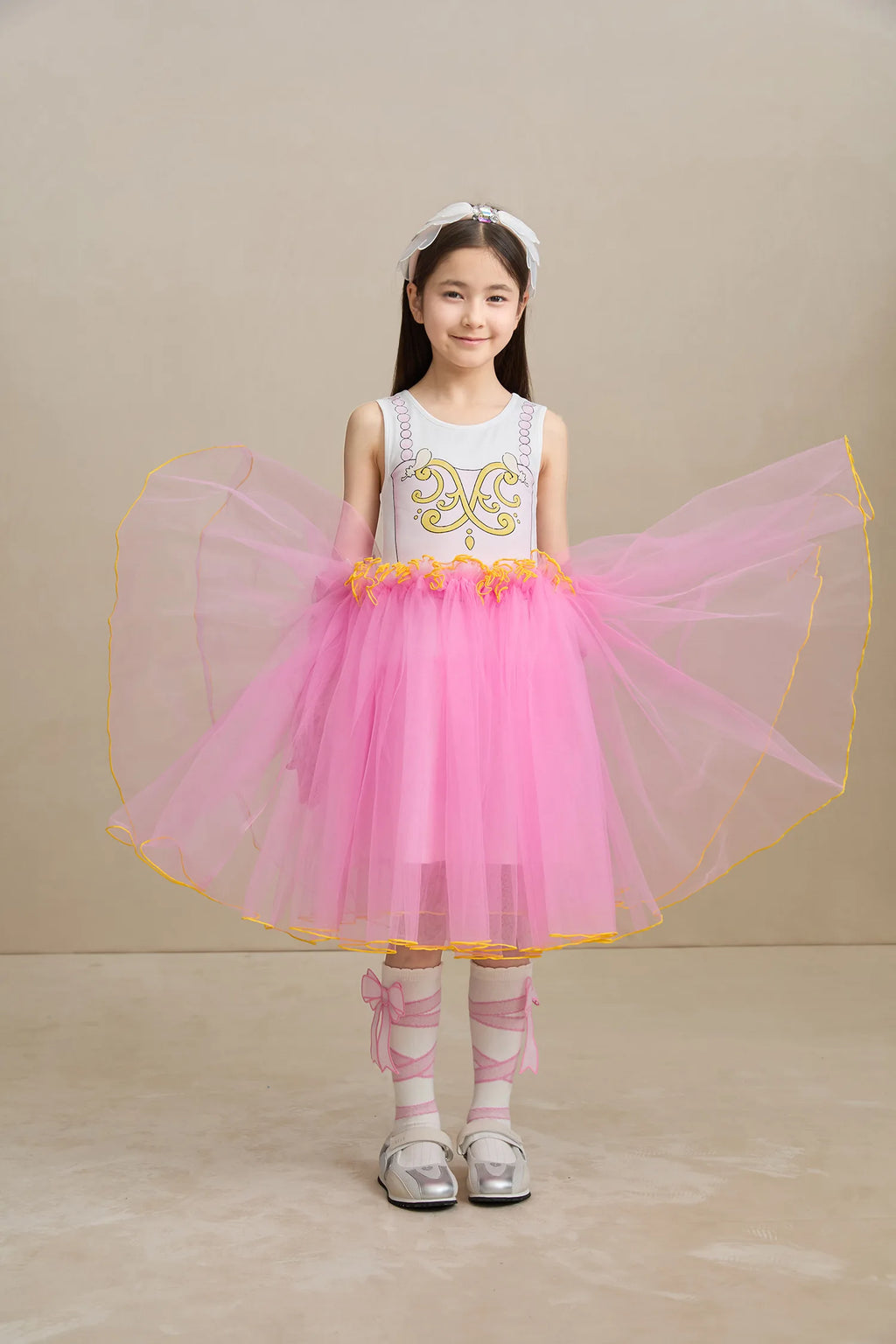Poco Blush Ballet Wings Tulle Dress