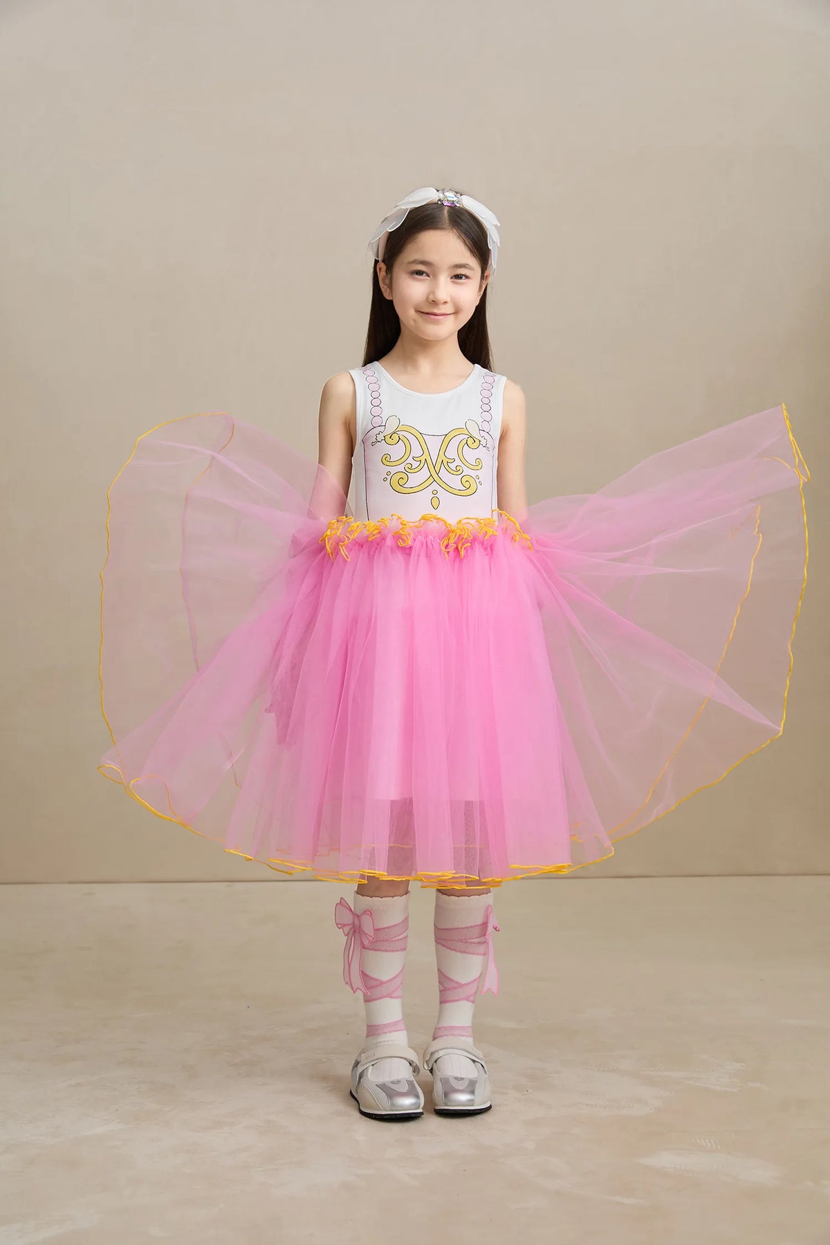 Poco Blush Ballet Wings Tulle Dress