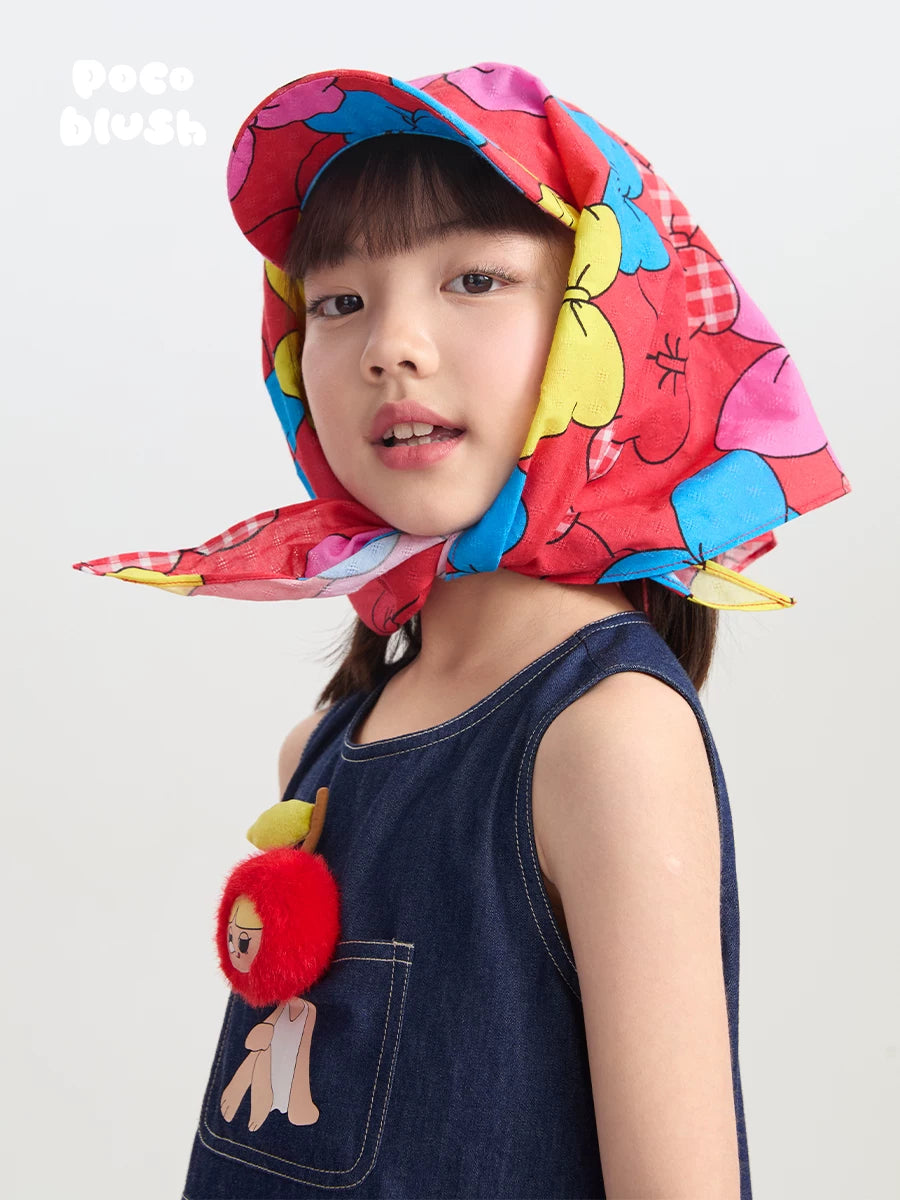 Big Bow Scarf Baseball Cap by Poco Blush, image 2