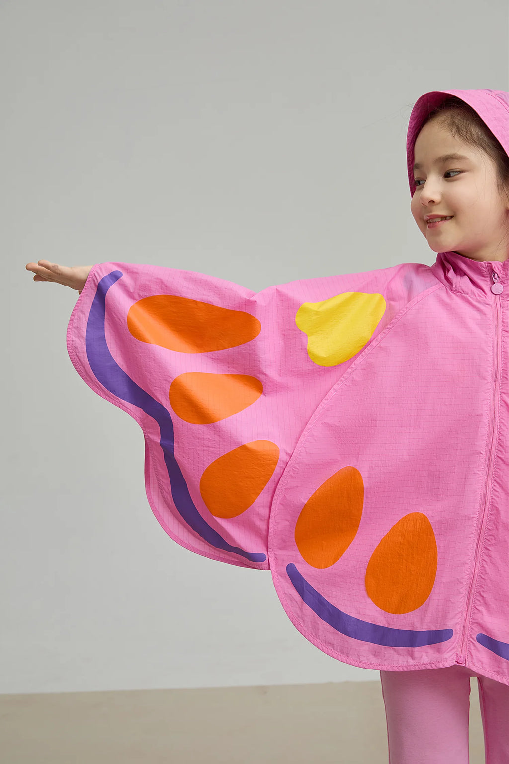 Poco Blush Butterfly Cape Sun Jacket