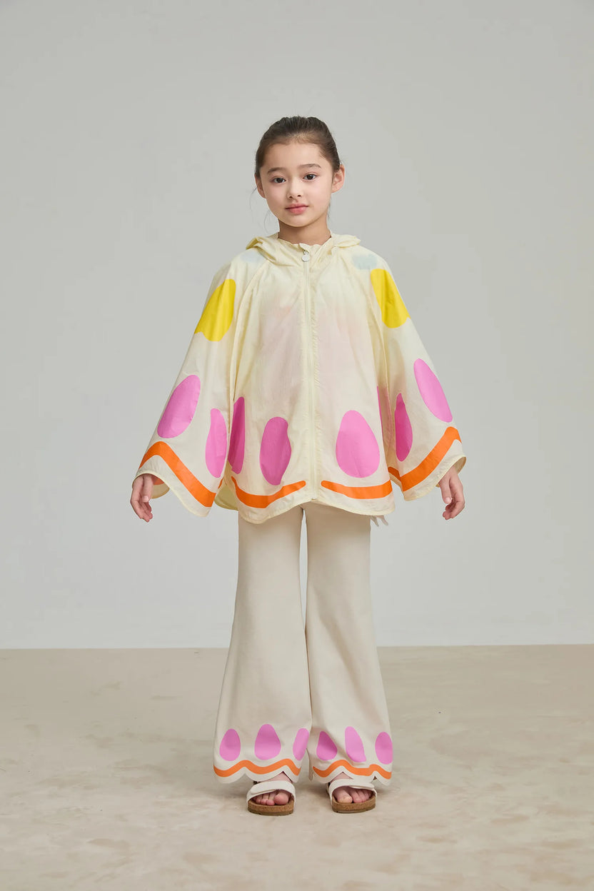 Butterfly Cape Lightweight Hooded Jacket by Poco Blush, image 5