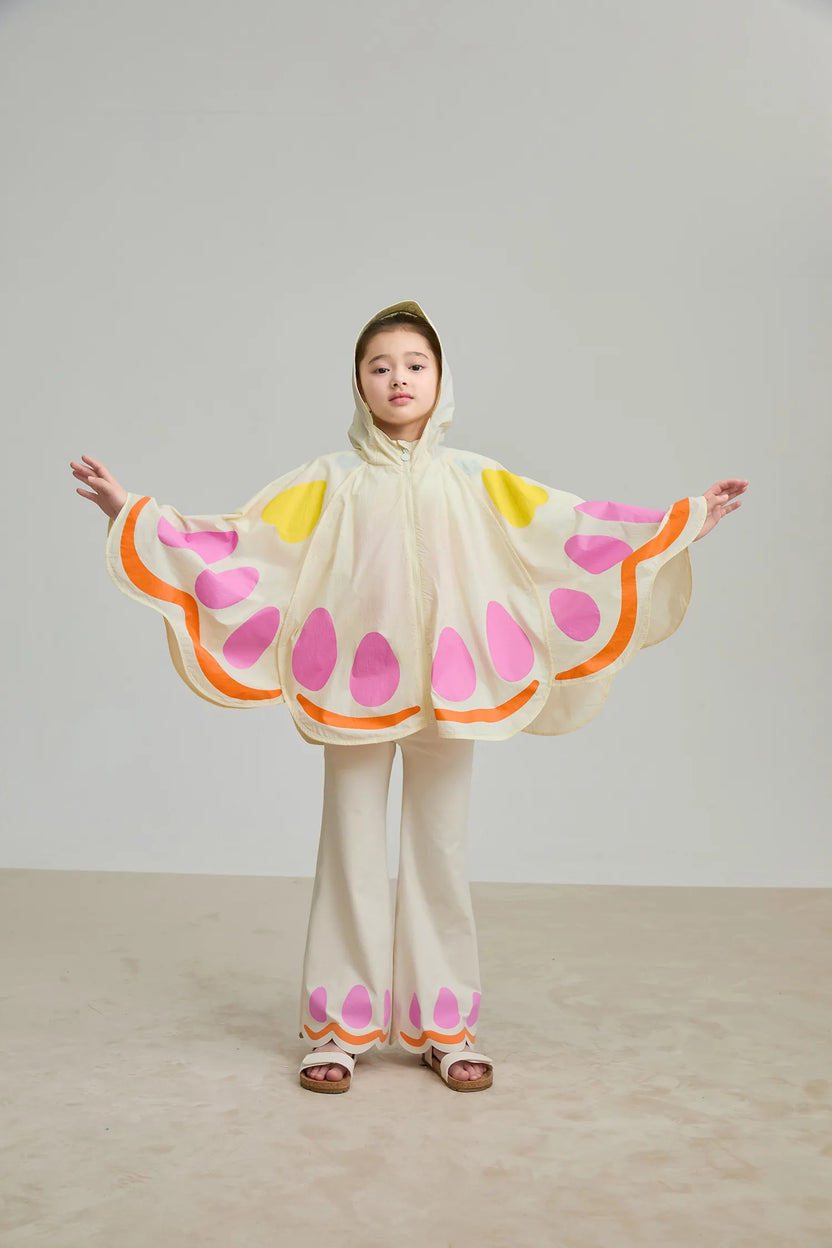 Butterfly Cape Lightweight Hooded Jacket by Poco Blush, image 9