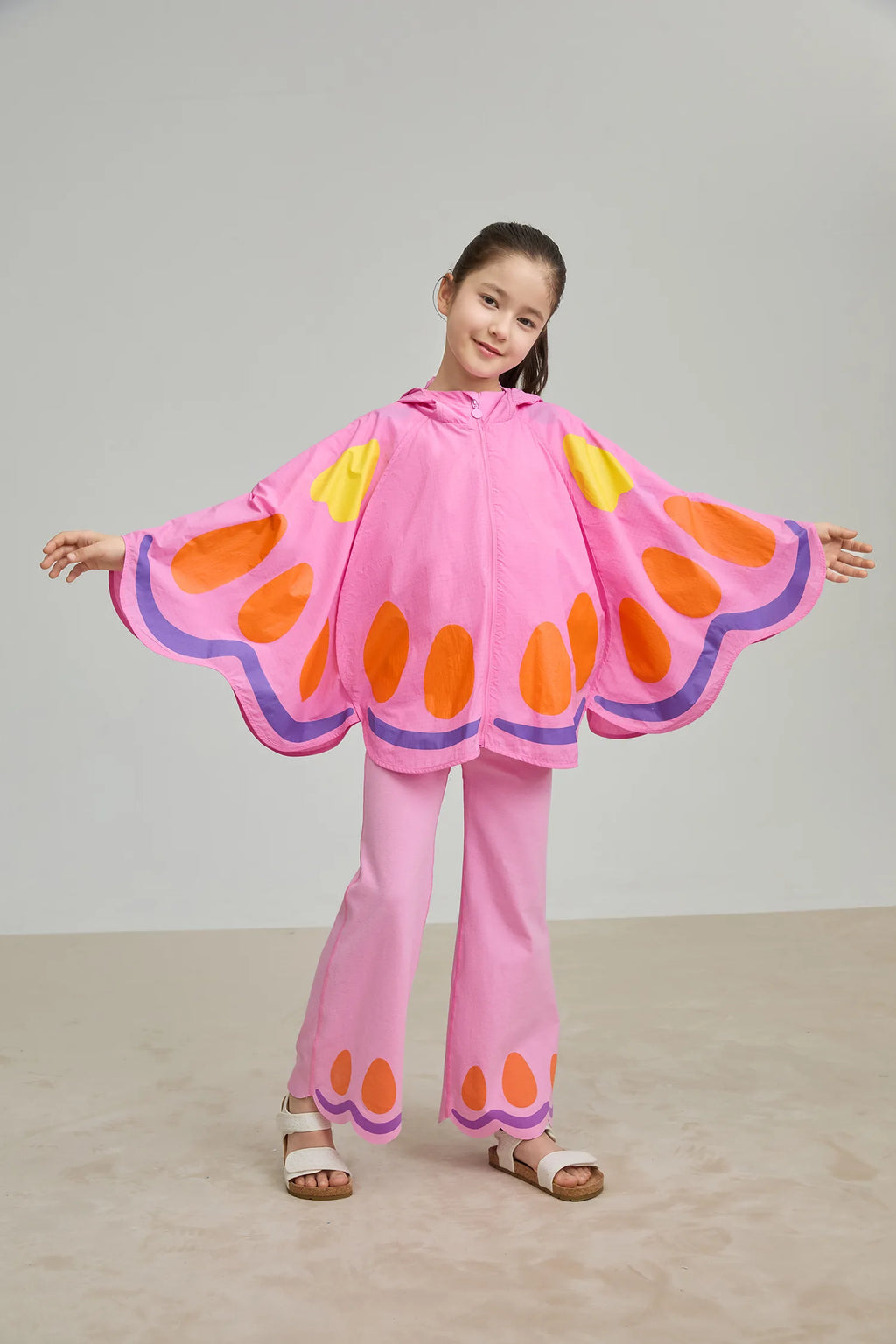 Poco Blush Butterfly Cape Sun Jacket