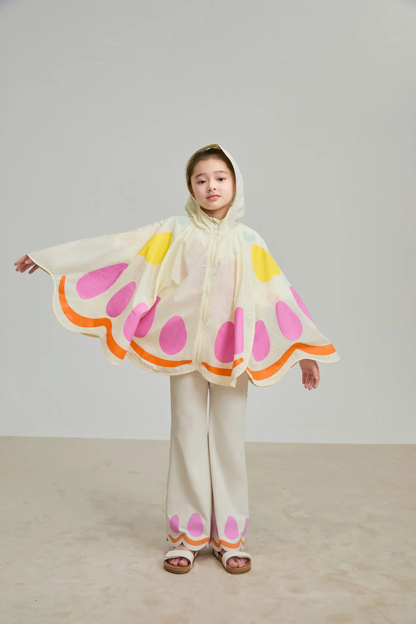 Butterfly Cape Lightweight Hooded Jacket by Poco Blush, image 3
