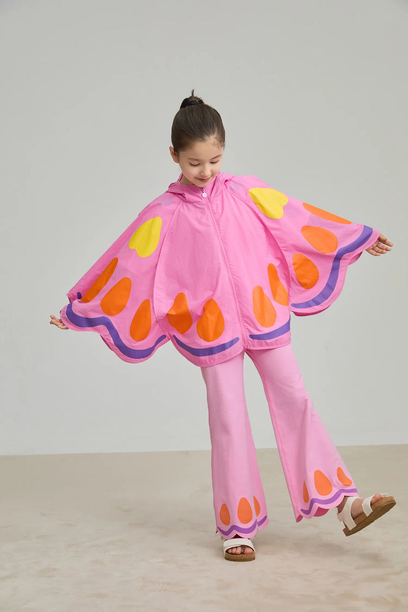 Butterfly Cape Lightweight Hooded Jacket by Poco Blush, image 10