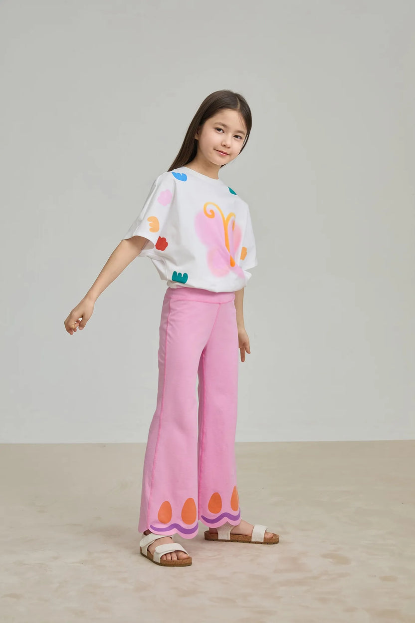 Poco Blush Butterfly Breeze Graphic Tee