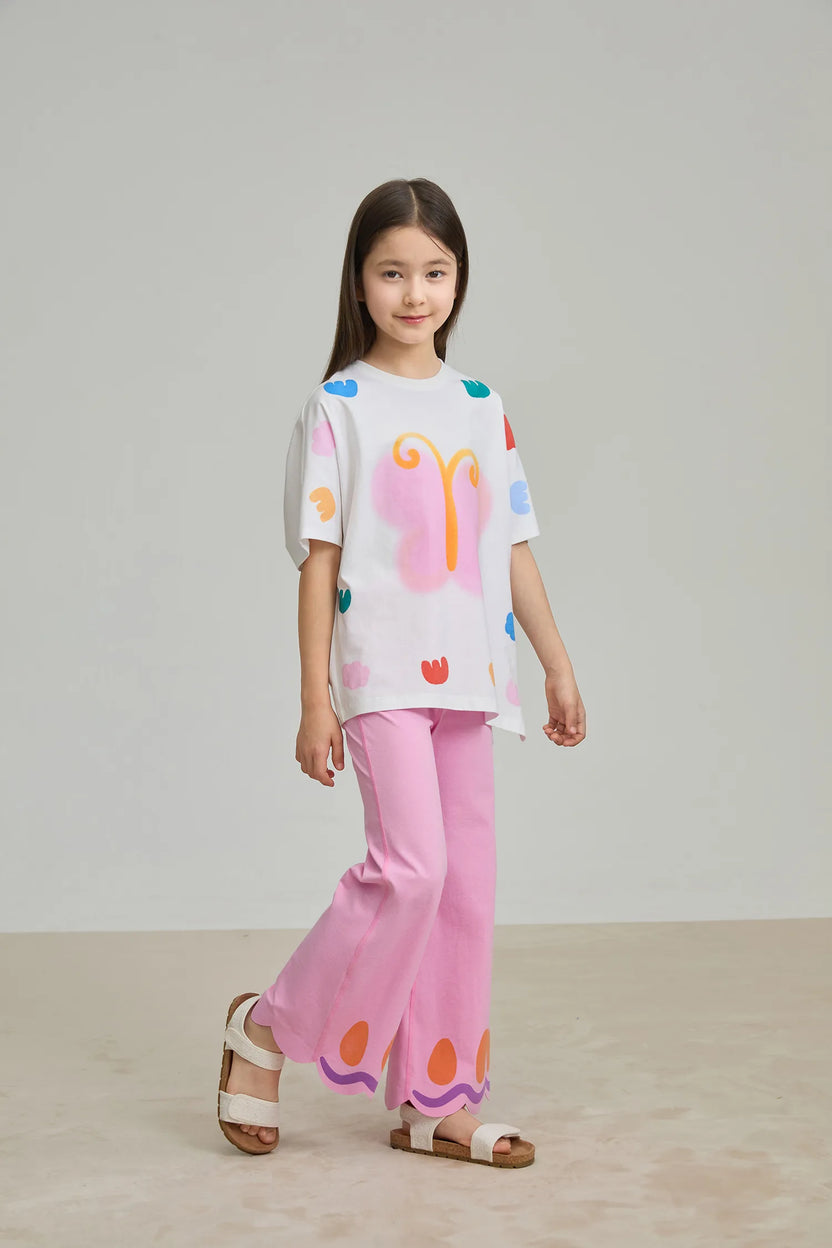 Butterfly Flow Yoga Flare Pants by Poco Blush, image 4