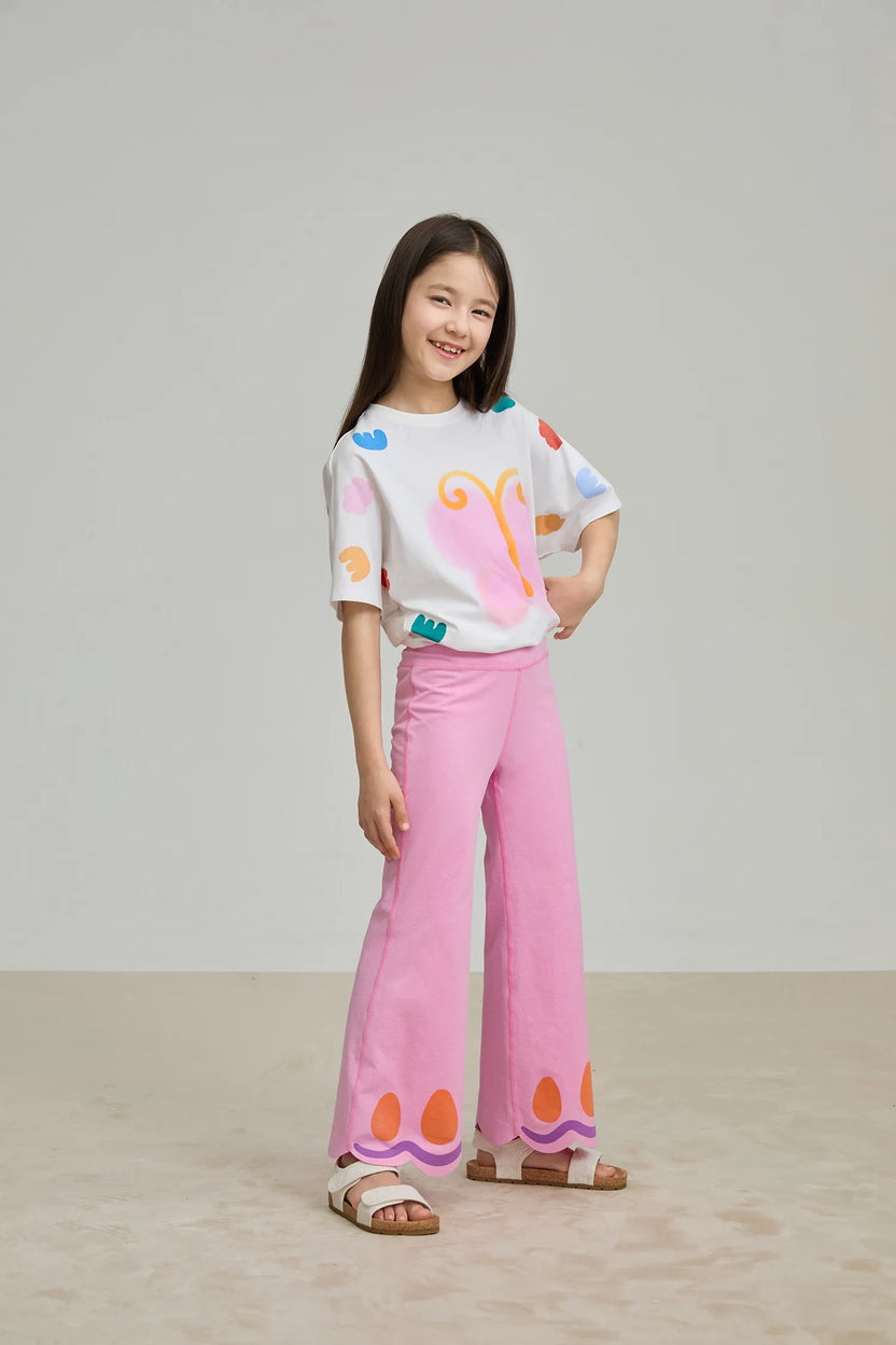 Butterfly Flow Yoga Flare Pants by Poco Blush, image 8
