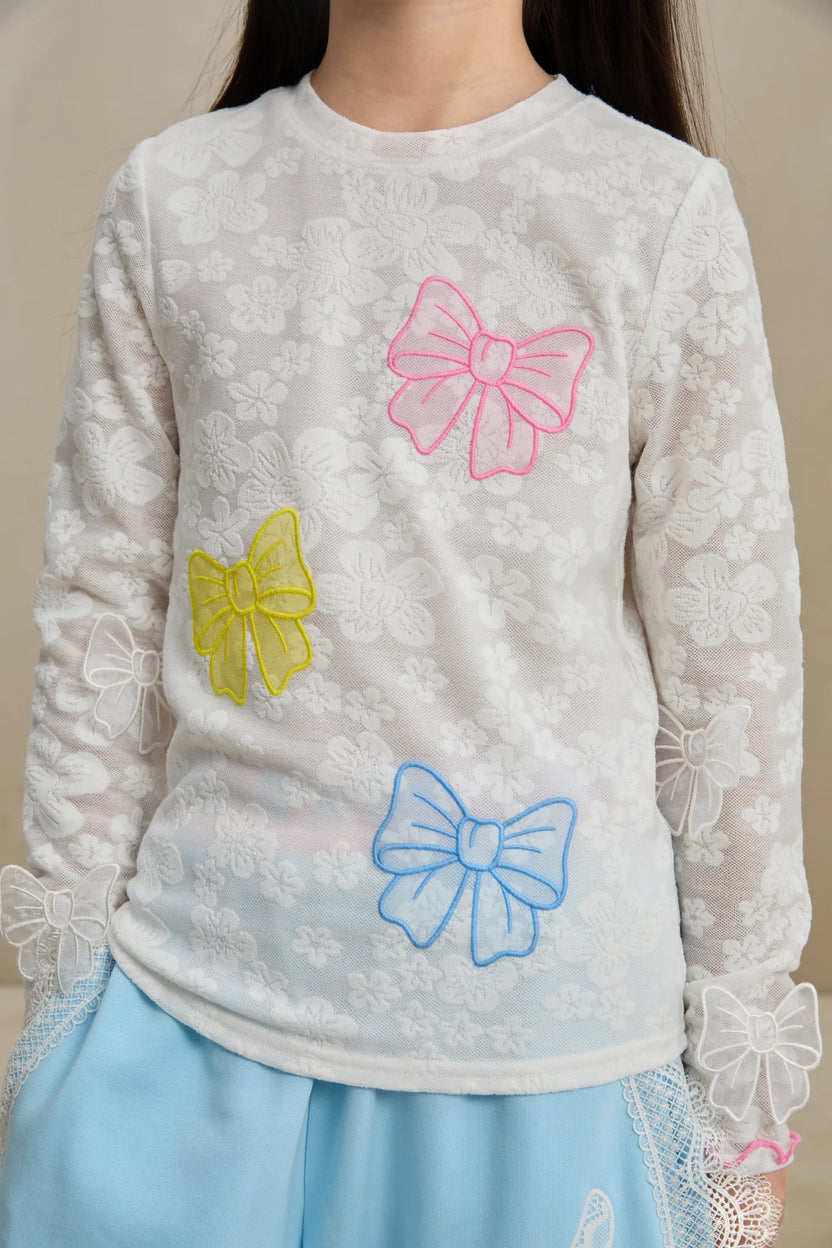 Butterfly Lace Mesh Layering Top by Poco Blush, image 13