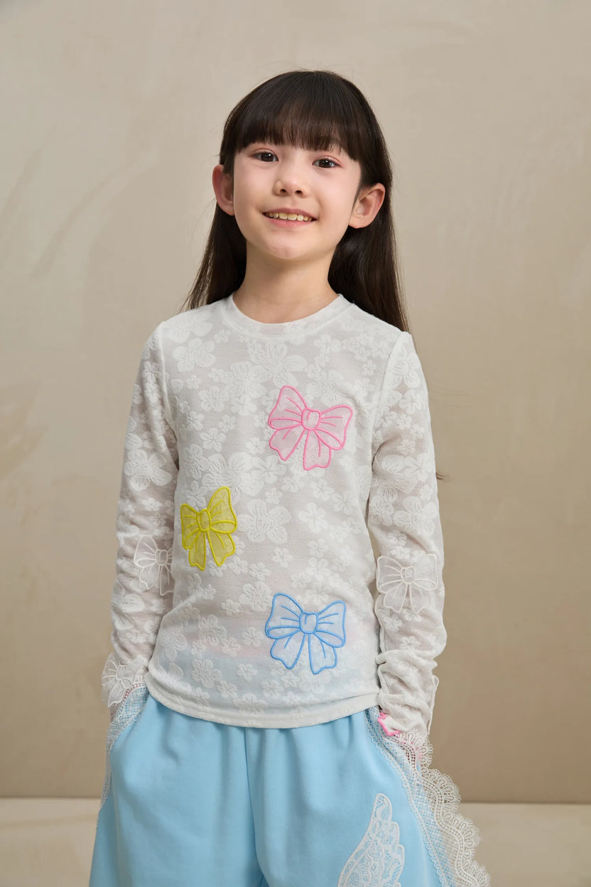 Butterfly Lace Mesh Layering Top by Poco Blush, image 20