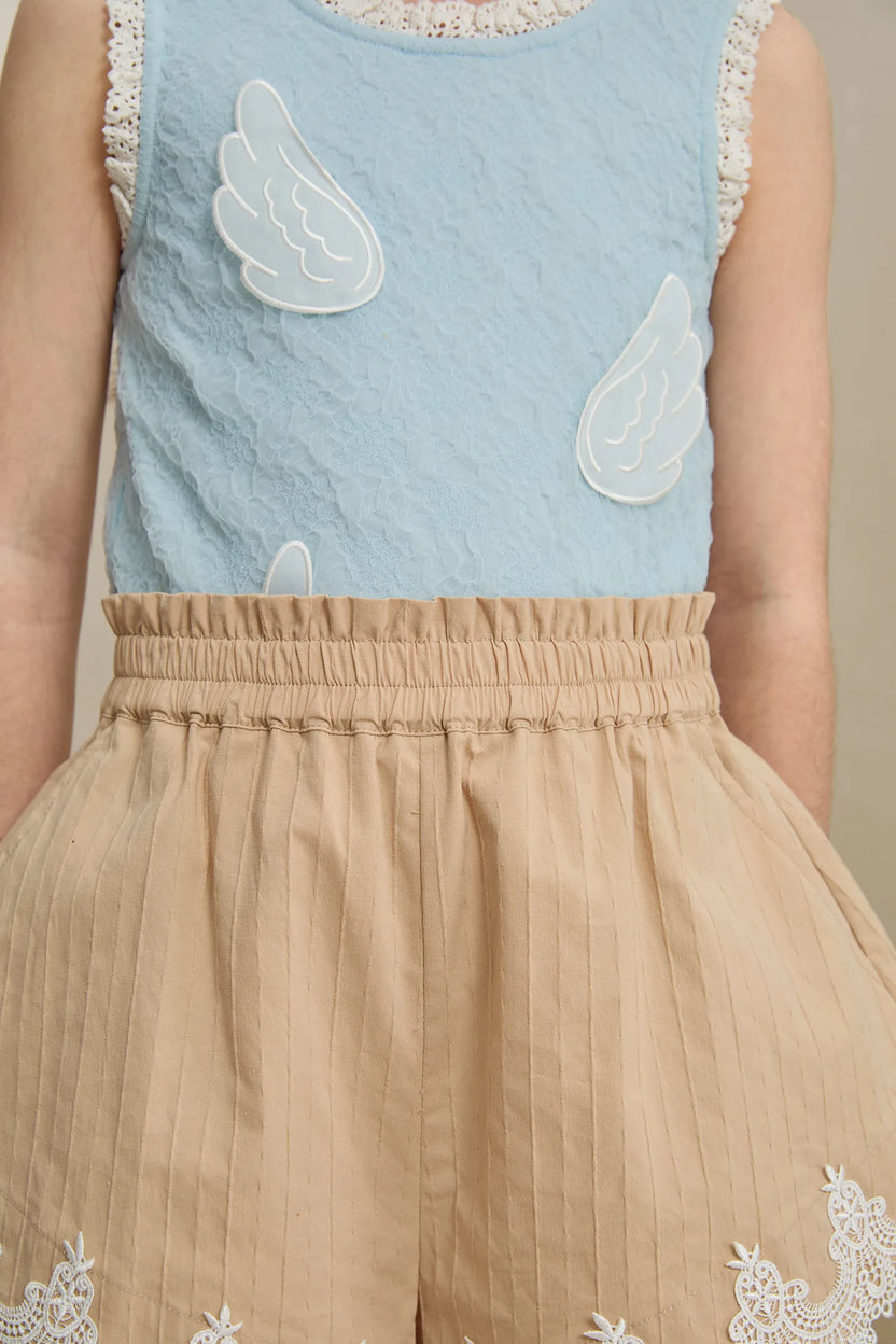 Cotton Bloom Shorts with Lace Hem by Poco Blush, image 11