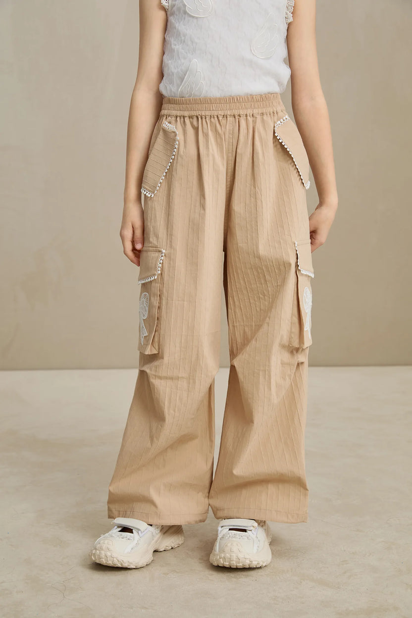 Lace-Trim Cargo Pants by Poco Blush, image 10