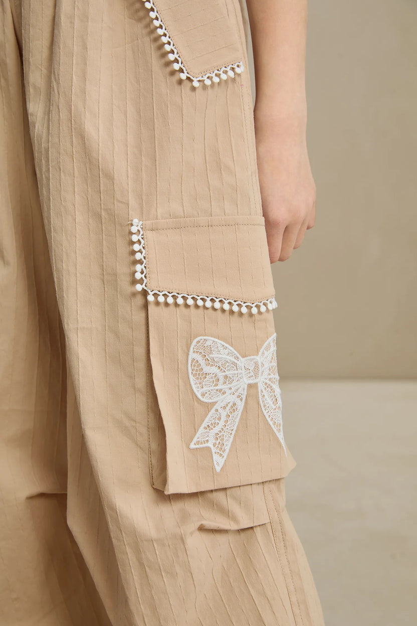 Lace-Trim Cargo Pants by Poco Blush, image 13
