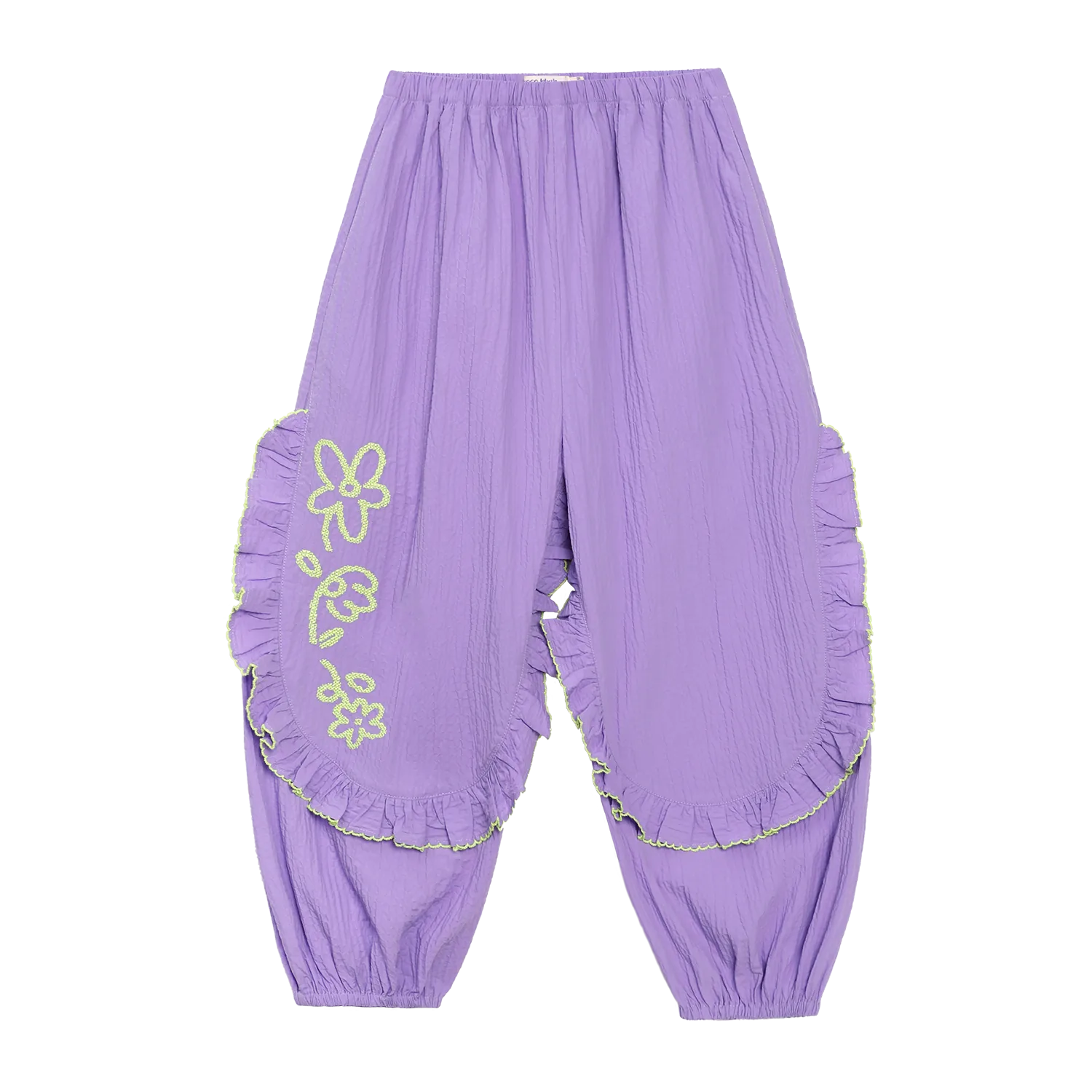 Poco Blush Cross-Stitch Breeze Pants Purple