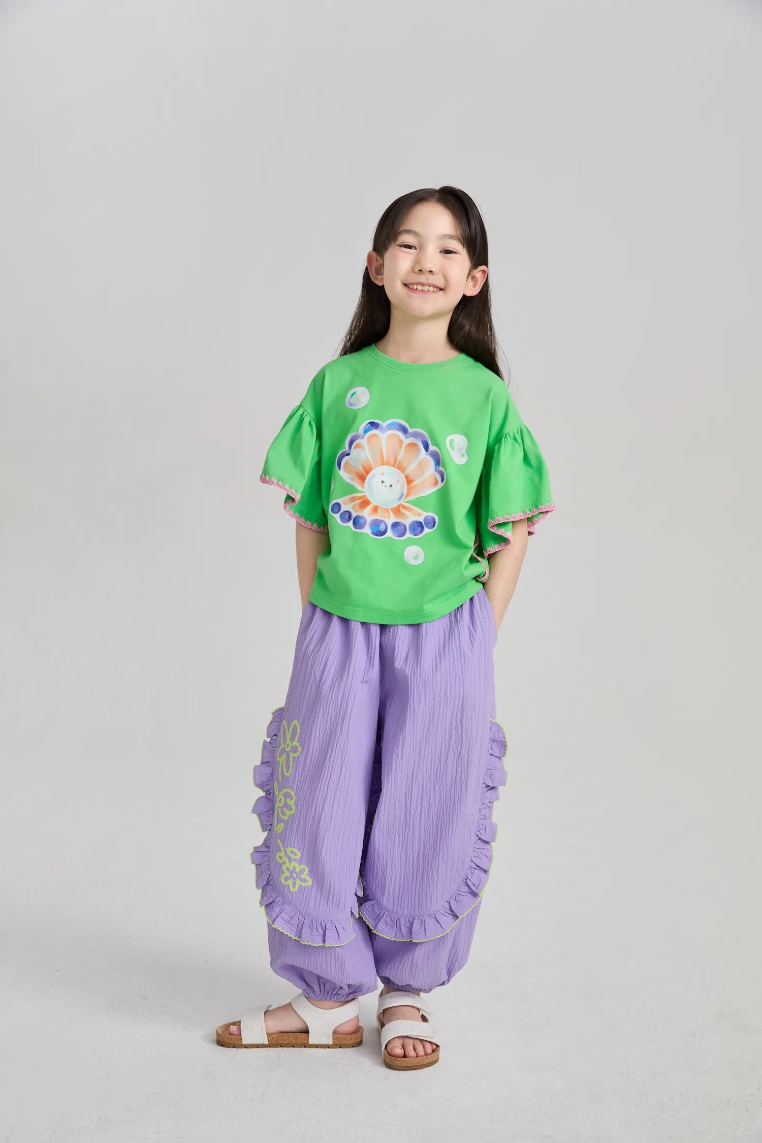 Poco Blush Cross-Stitch Breeze Pants