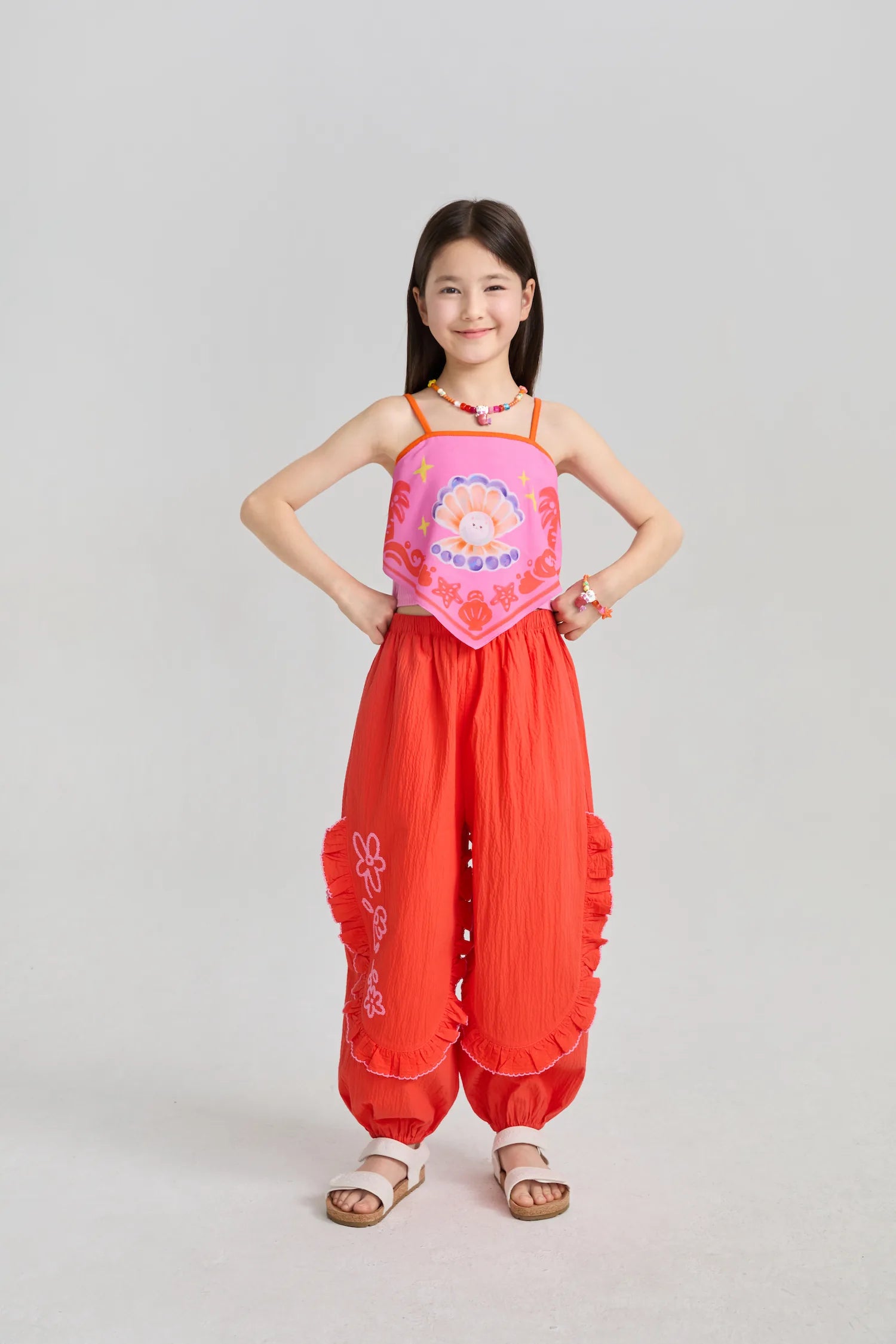 Poco Blush Cross-Stitch Breeze Pants