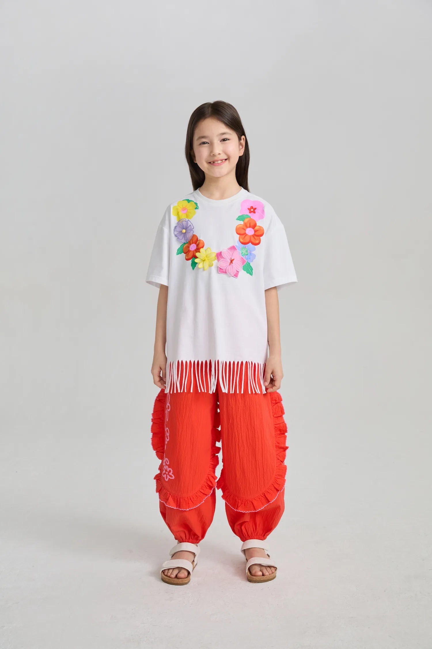 Poco Blush Cross-Stitch Breeze Pants