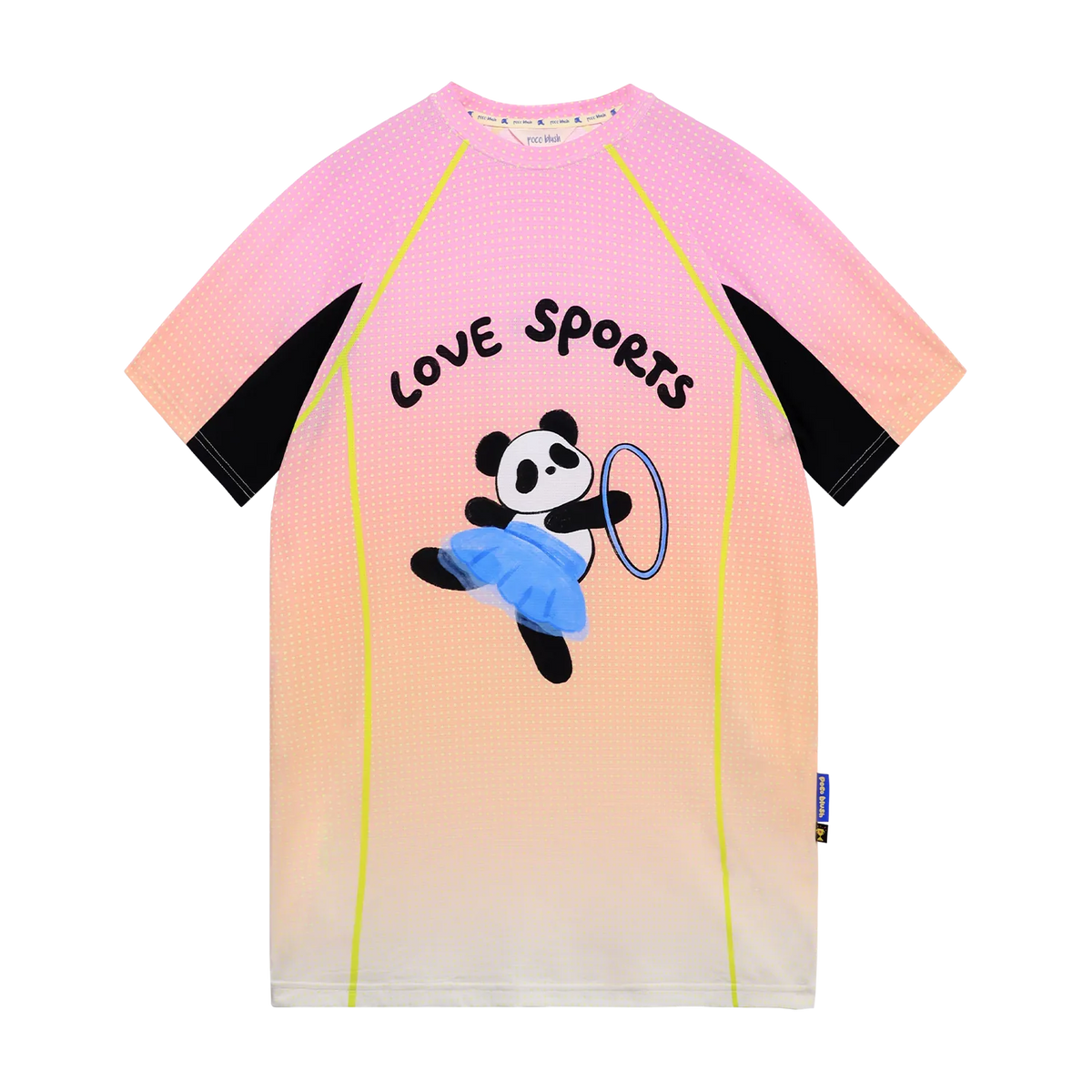 Poco Blush Longline Ribbon Panda Sport Dress