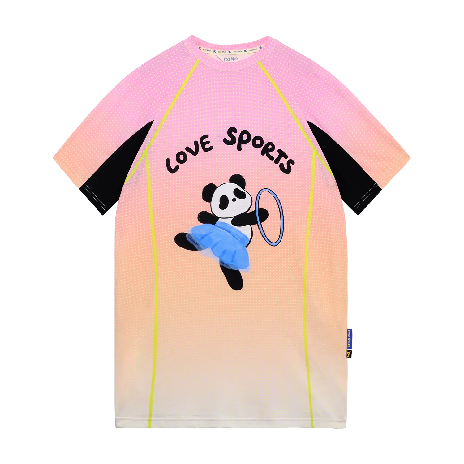 Poco Blush Longline Ribbon Panda Sport Dress