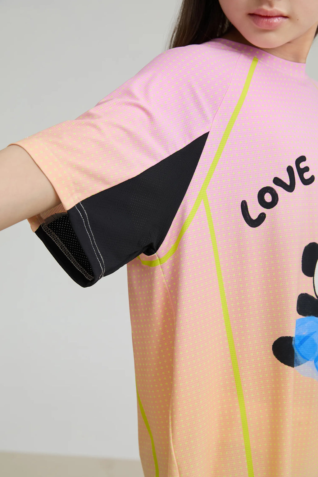 Poco Blush Longline Ribbon Panda Sport Dress