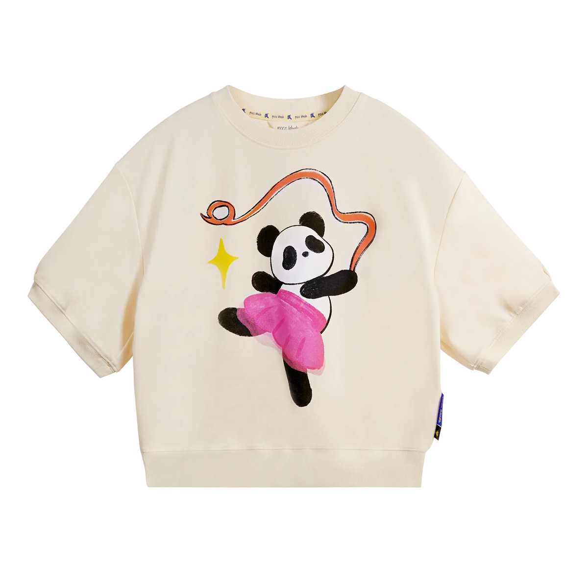 Poco Blush Dancing Panda Dry‑Fit Play Tee