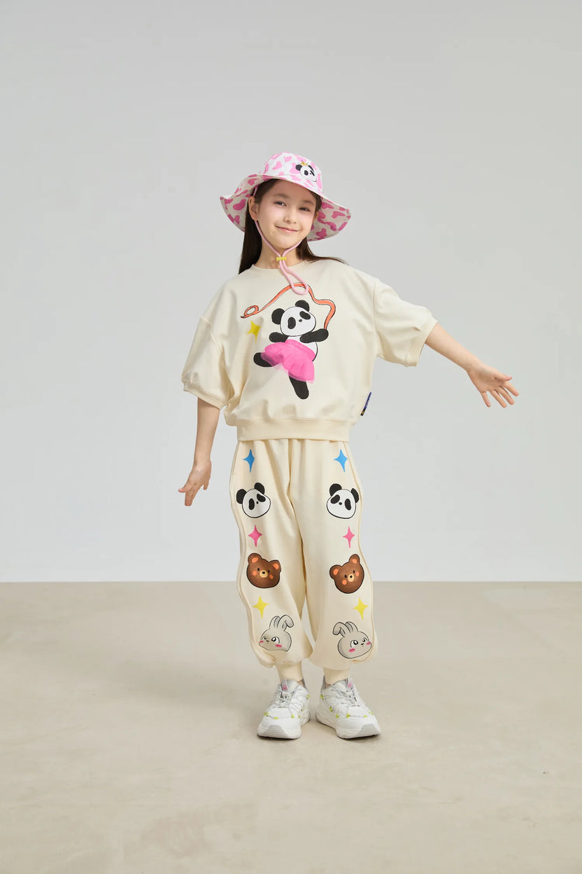 Dancing Panda Dry‑Fit Play Tee by Poco Blush, image 2