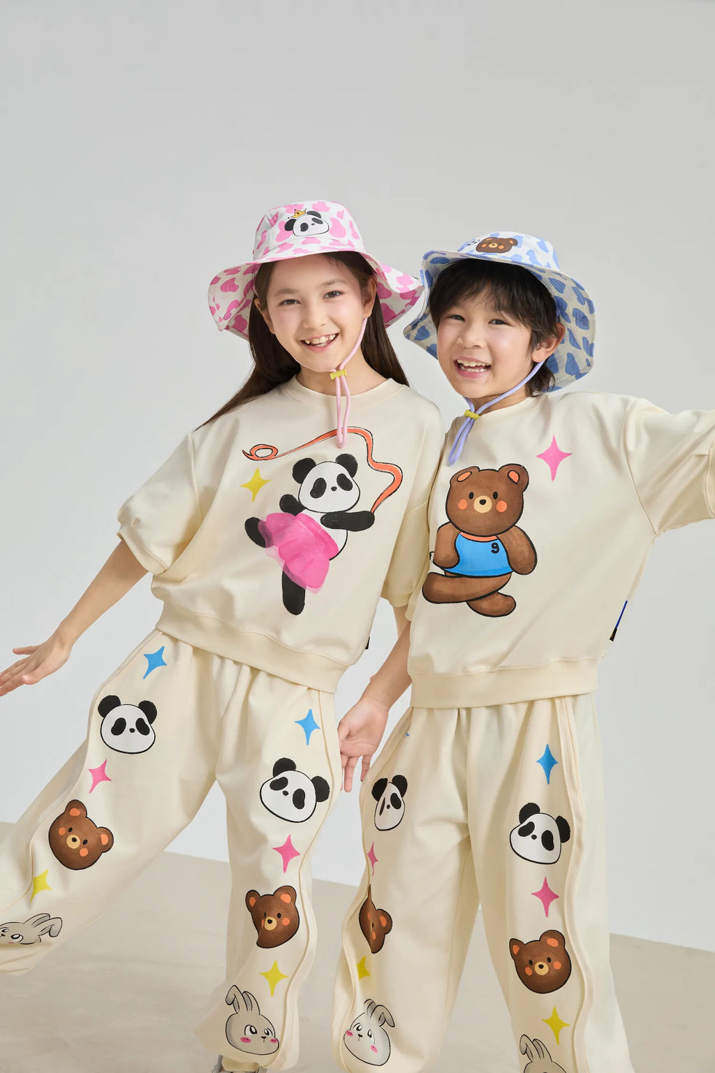Poco Blush Dancing Panda Dry‑Fit Play Tee