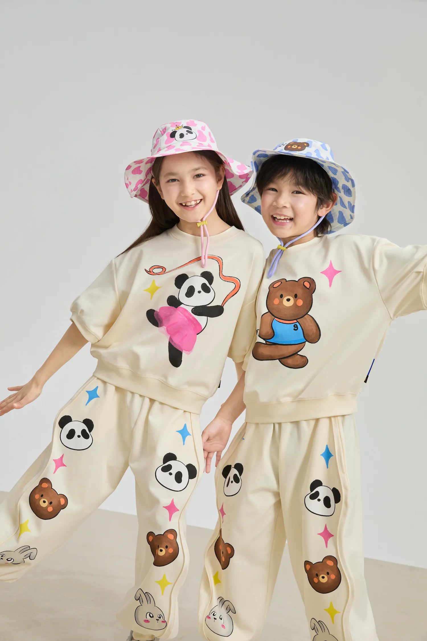 Poco Blush Dancing Panda Dry‑Fit Play Tee