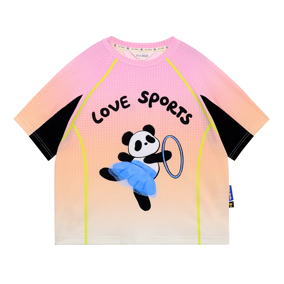 Poco Blush Dancing Panda Sports Tee