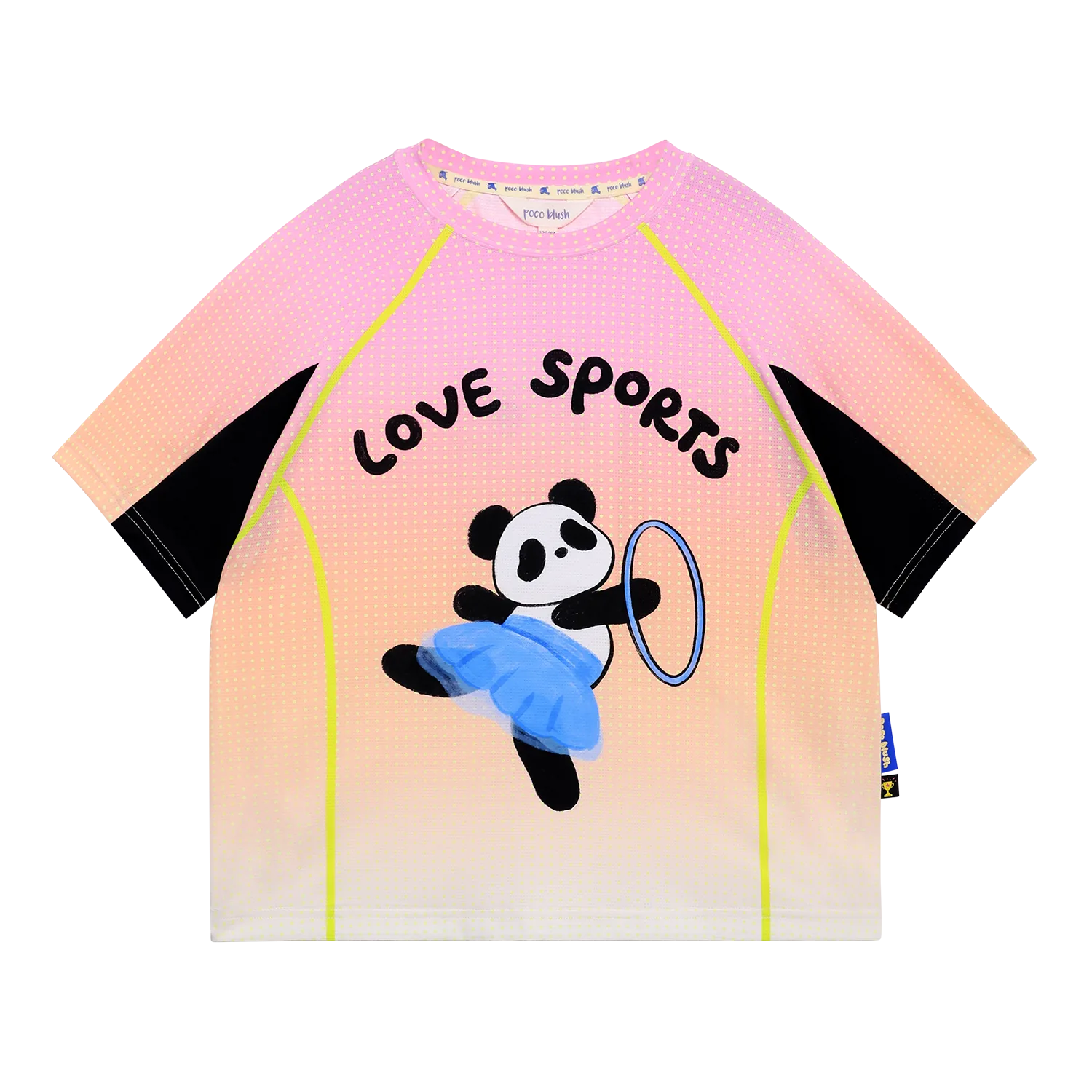 Poco Blush Dancing Panda Sports Tee